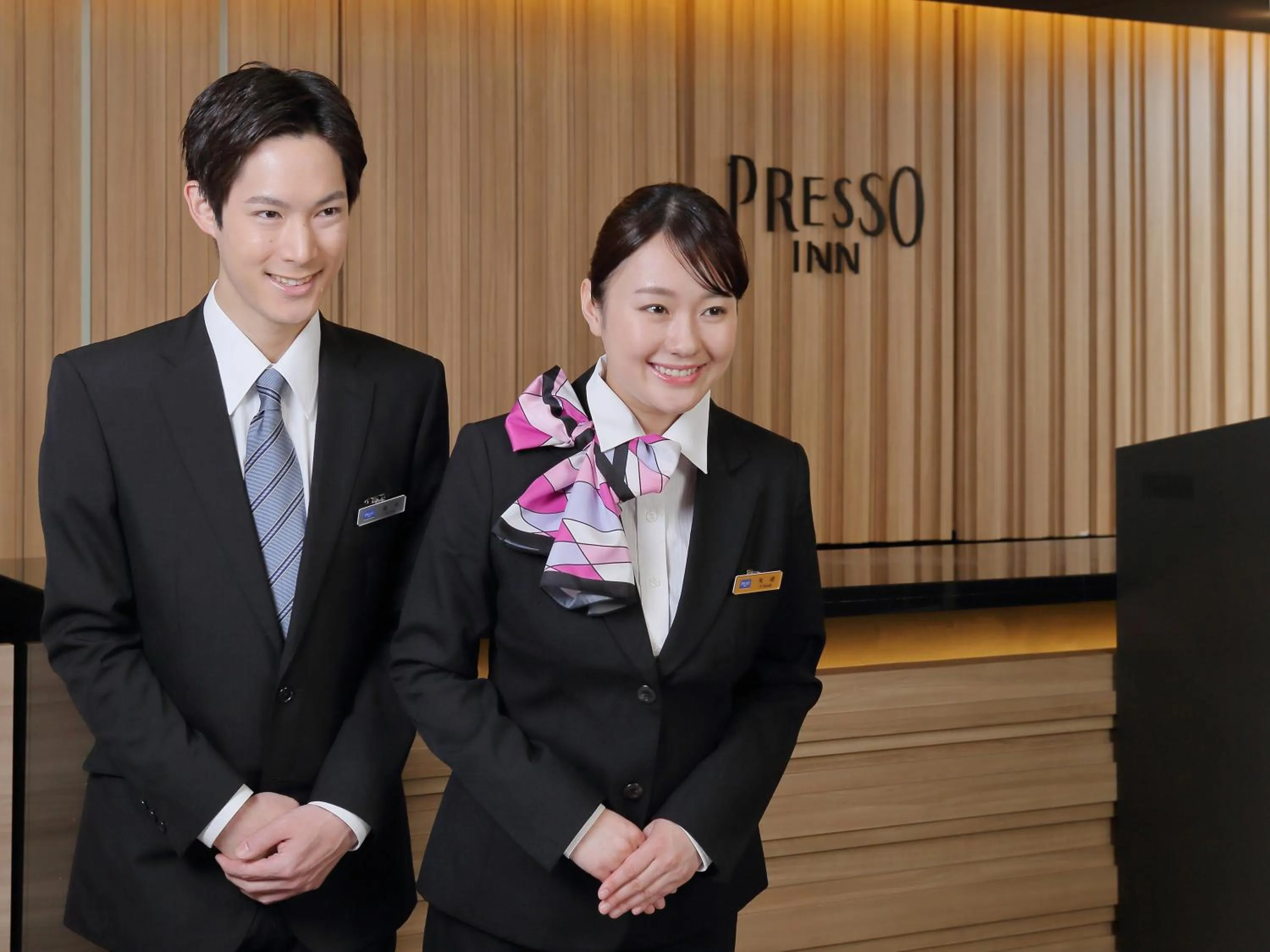 Staff in Keio Presso Inn Kanda