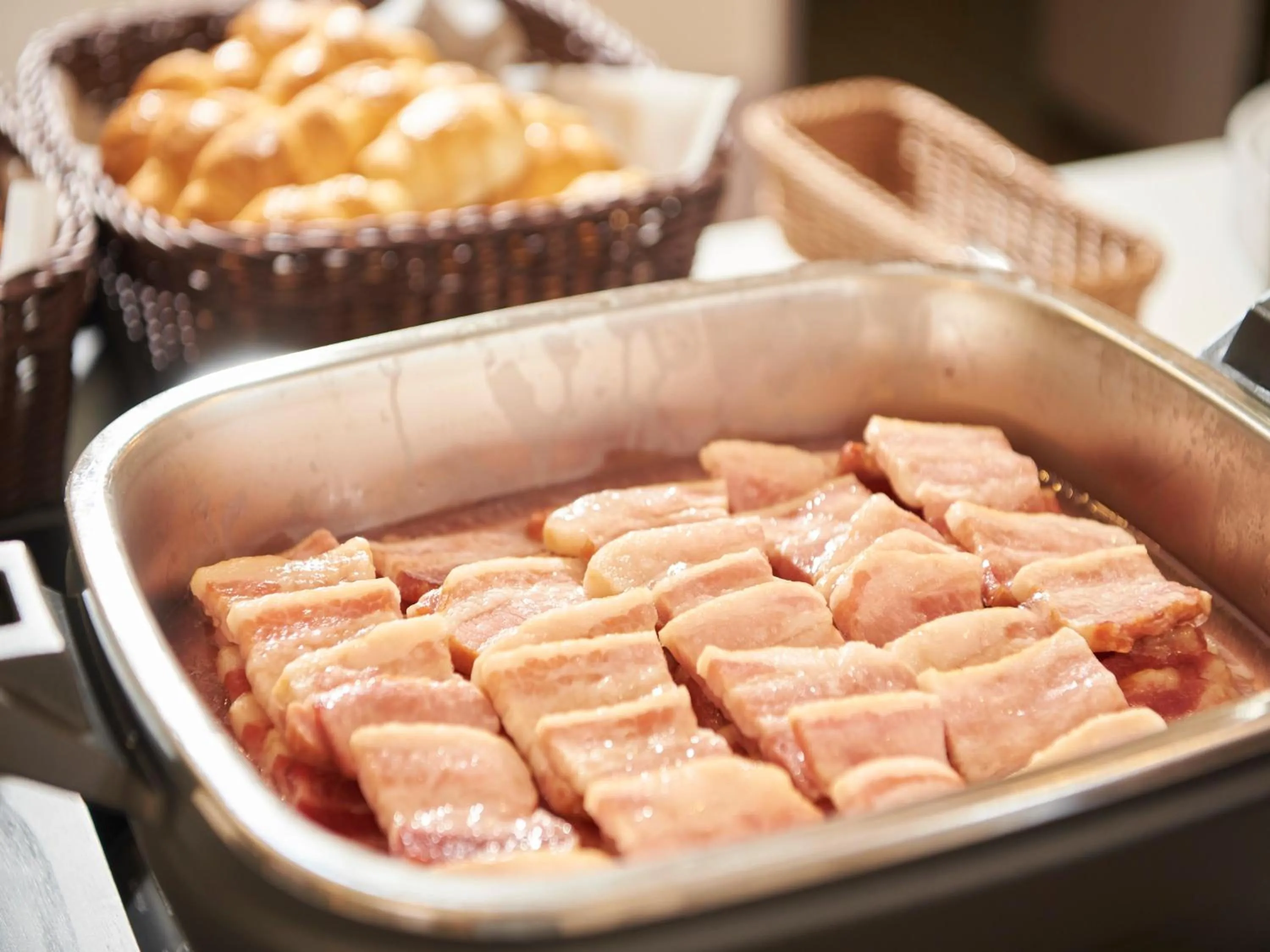 Buffet breakfast in Keio Presso Inn Kanda