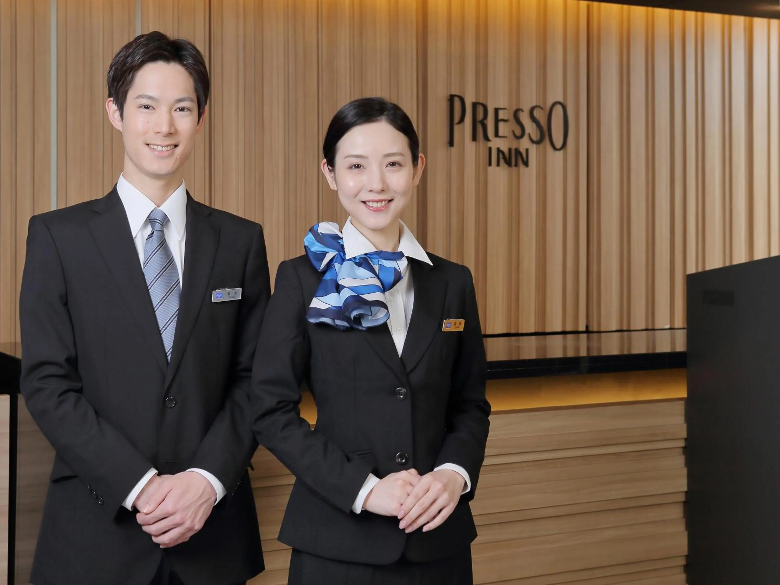 Staff in Keio Presso Inn Kanda