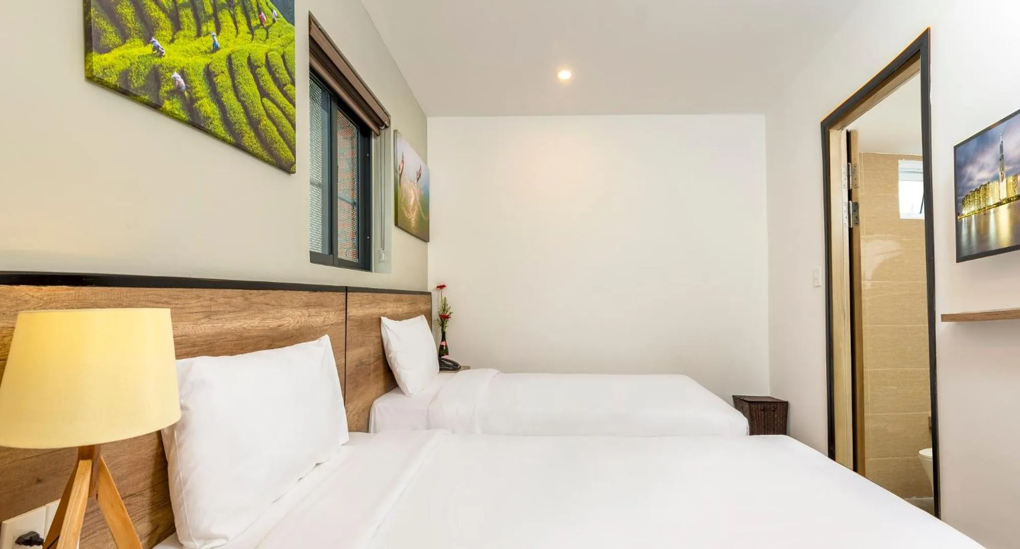 Bed in TITAN HOTEL - Formerly known as Golden Lotus Central Hotel