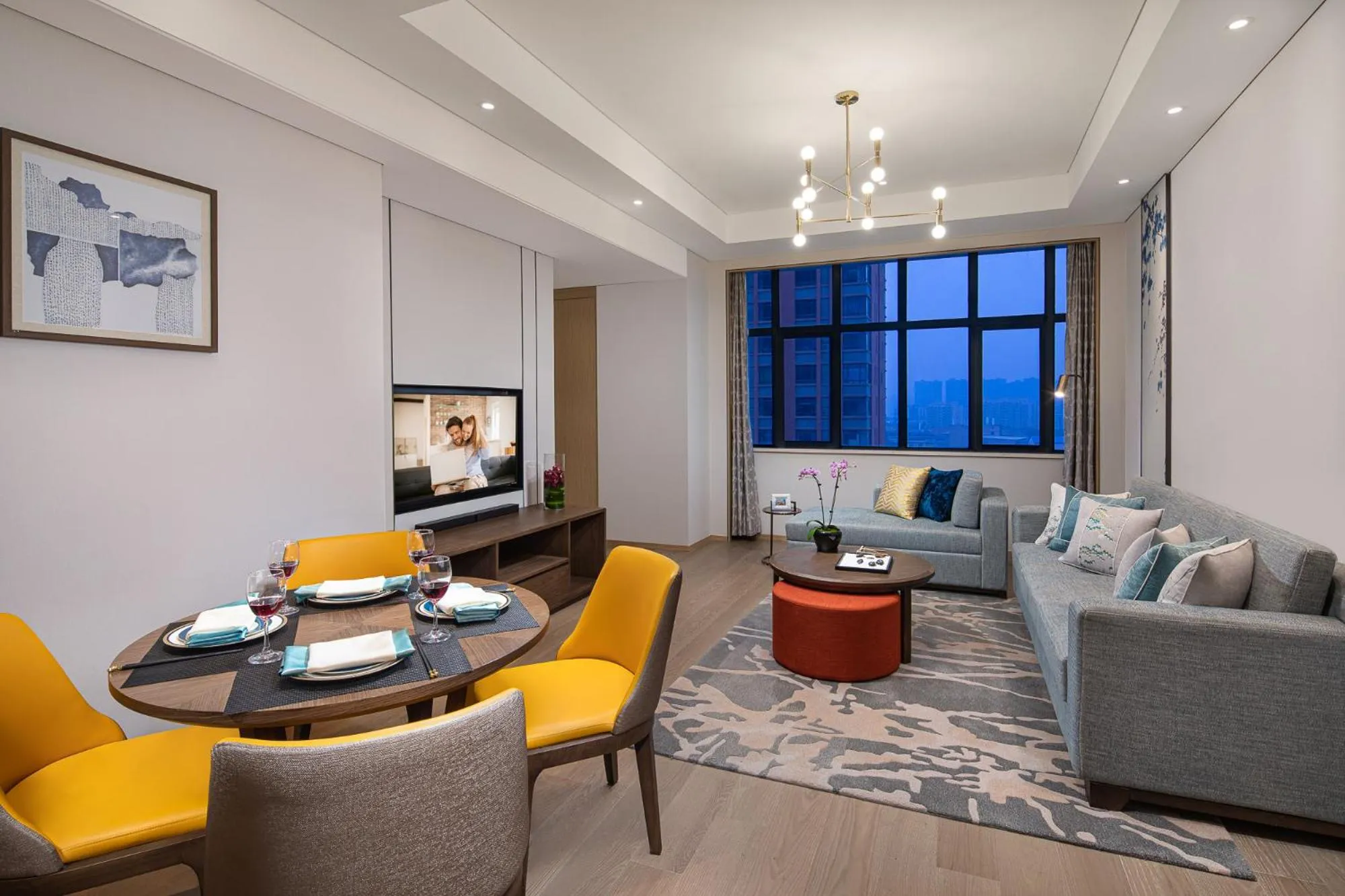 Seating Area in Somerset Zhuankou Wuhan