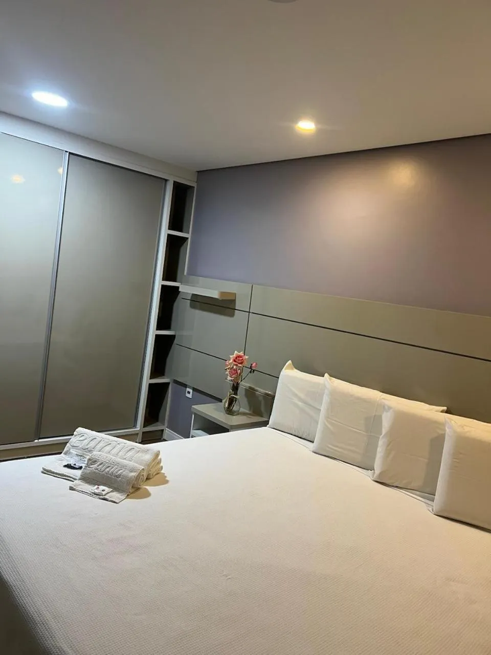 Bed in Hotel Oceania