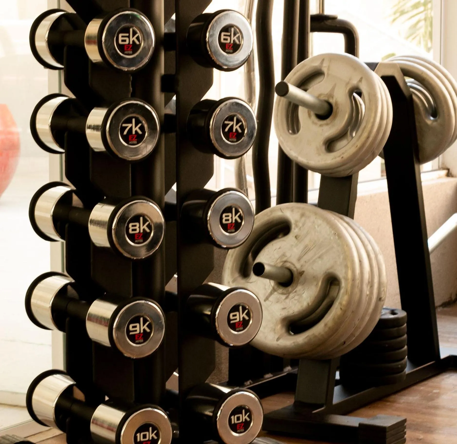 Fitness centre/facilities in Ez Aclimação Hotel