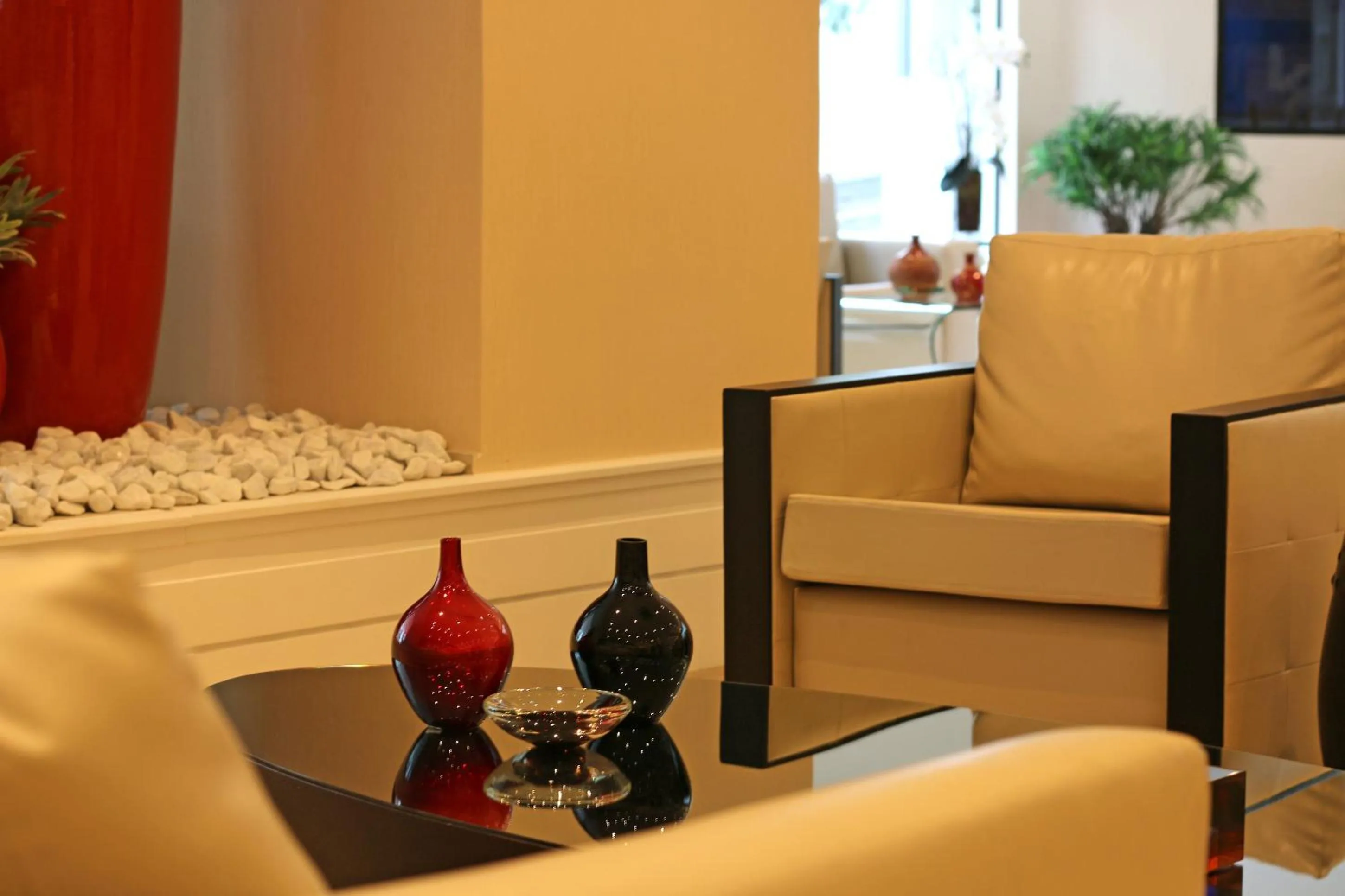 Lobby or reception in Ez Aclimação Hotel