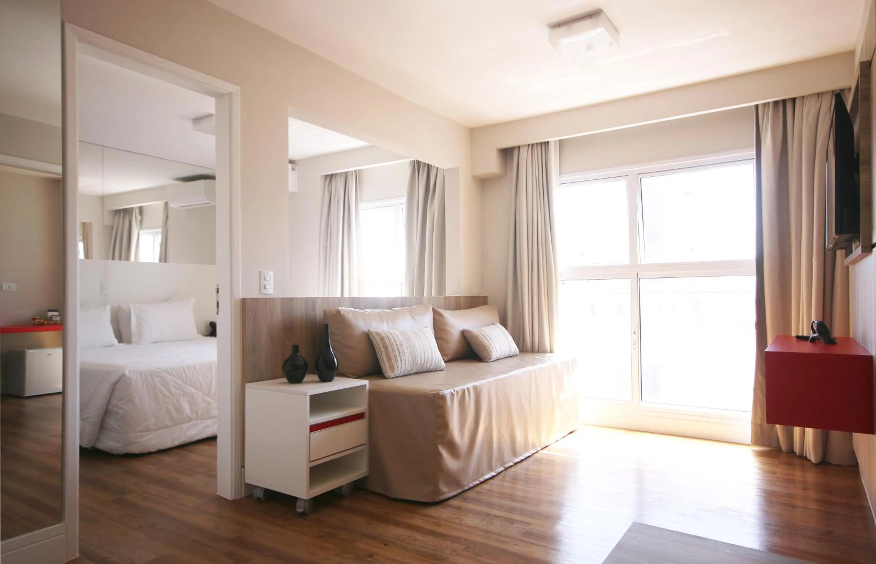 Photo of the whole room, Bed in Ez Aclimação Hotel