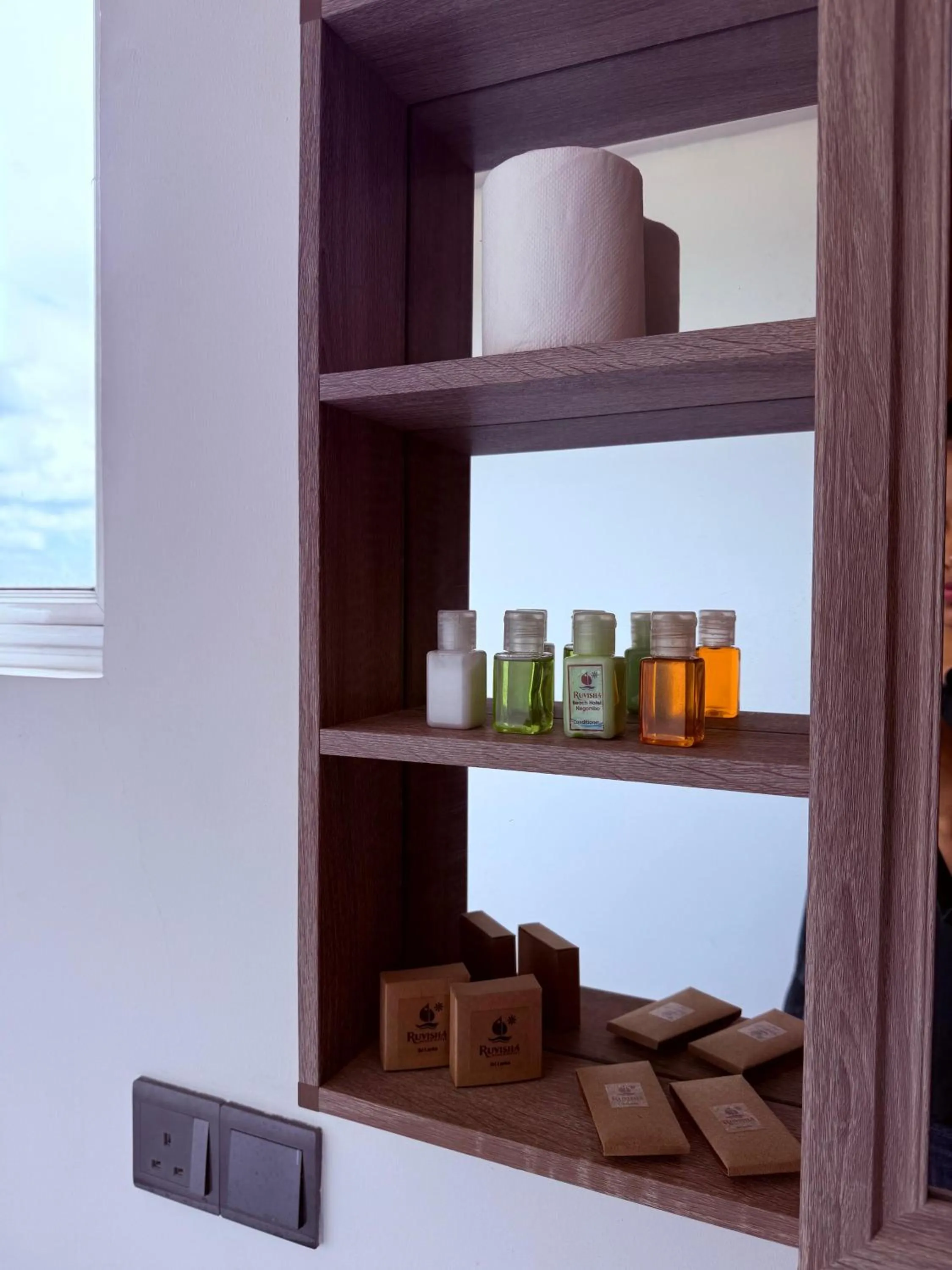 Bathroom in Ruvisha Beach Hotel