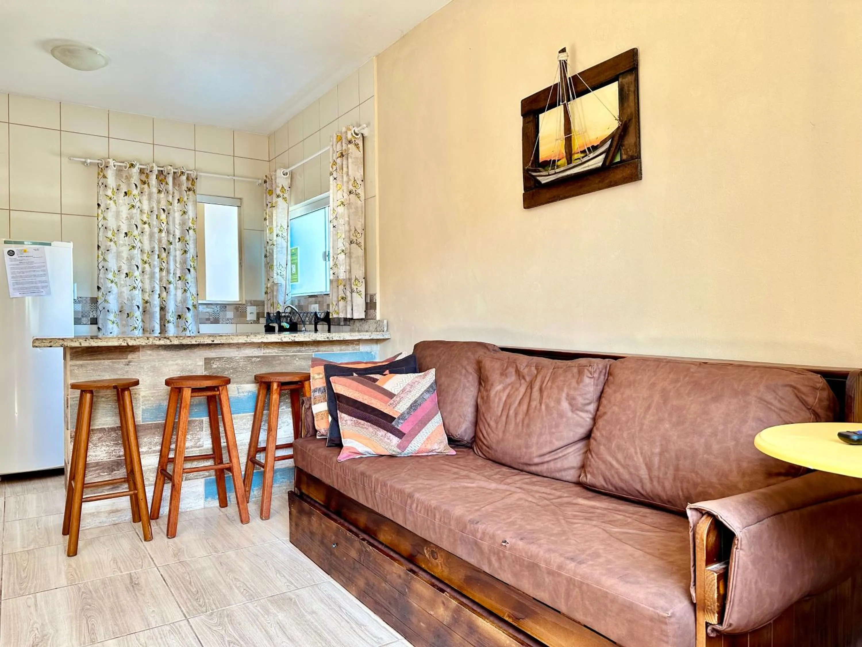 Kitchen or kitchenette in Pousada Lagoa Encantada