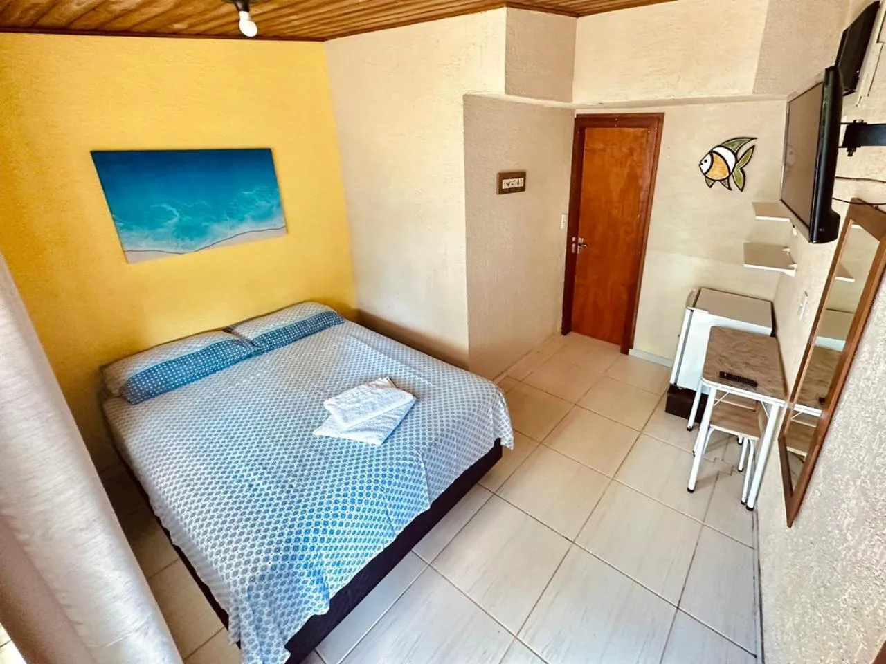 Bed in Pousada Lagoa Encantada