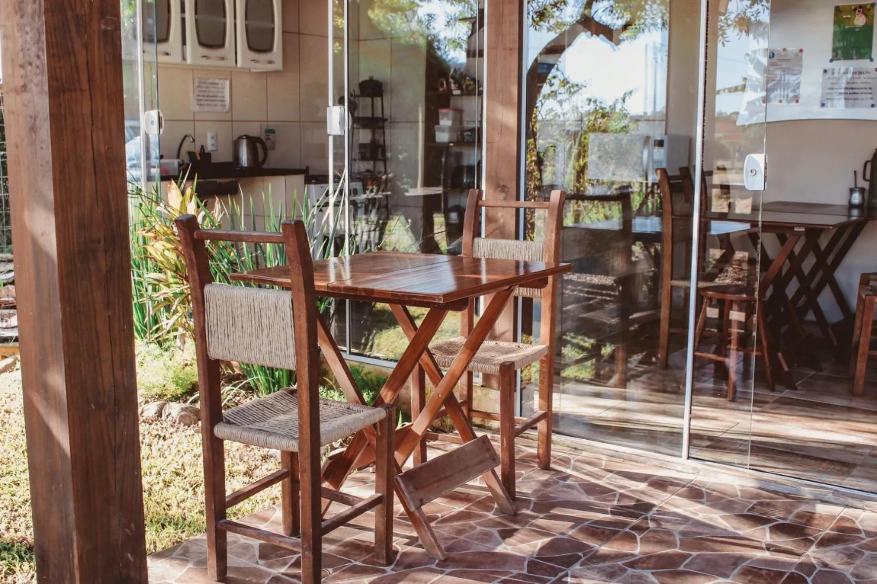 BBQ facilities in Pousada Lagoa Encantada