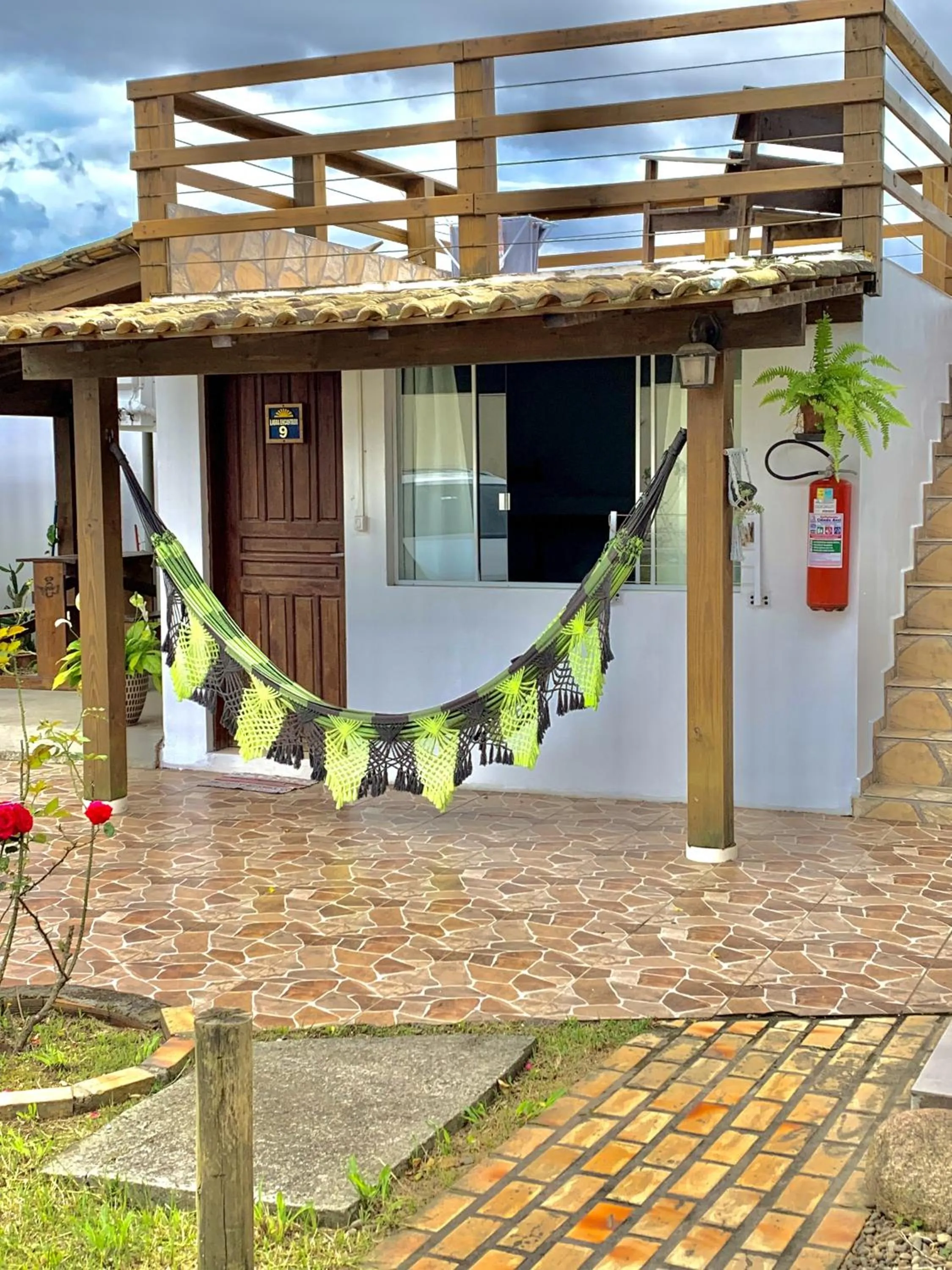 Patio in Pousada Lagoa Encantada