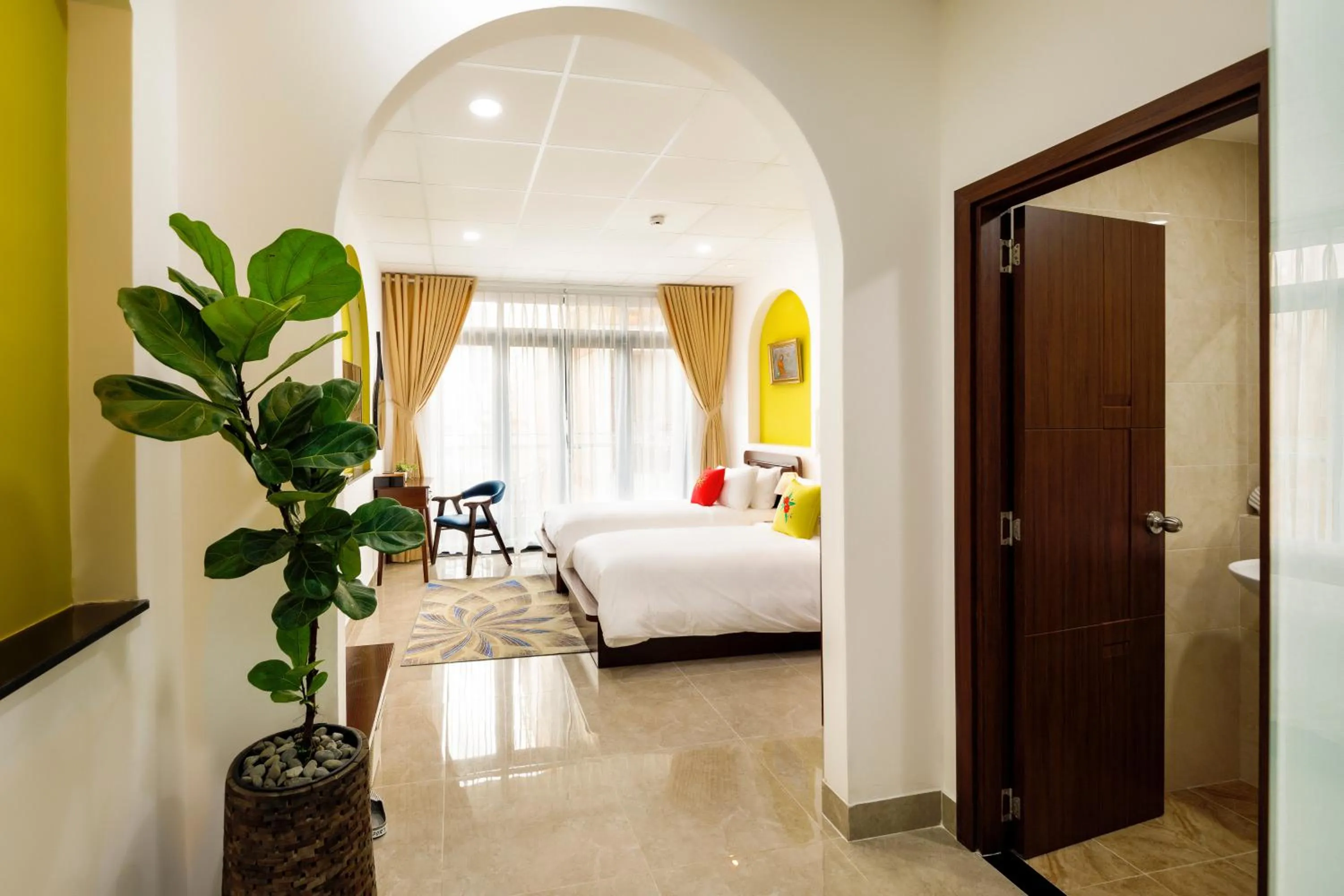 Photo of the whole room, Bed in Chez Mimosa Petite - Free Laundry