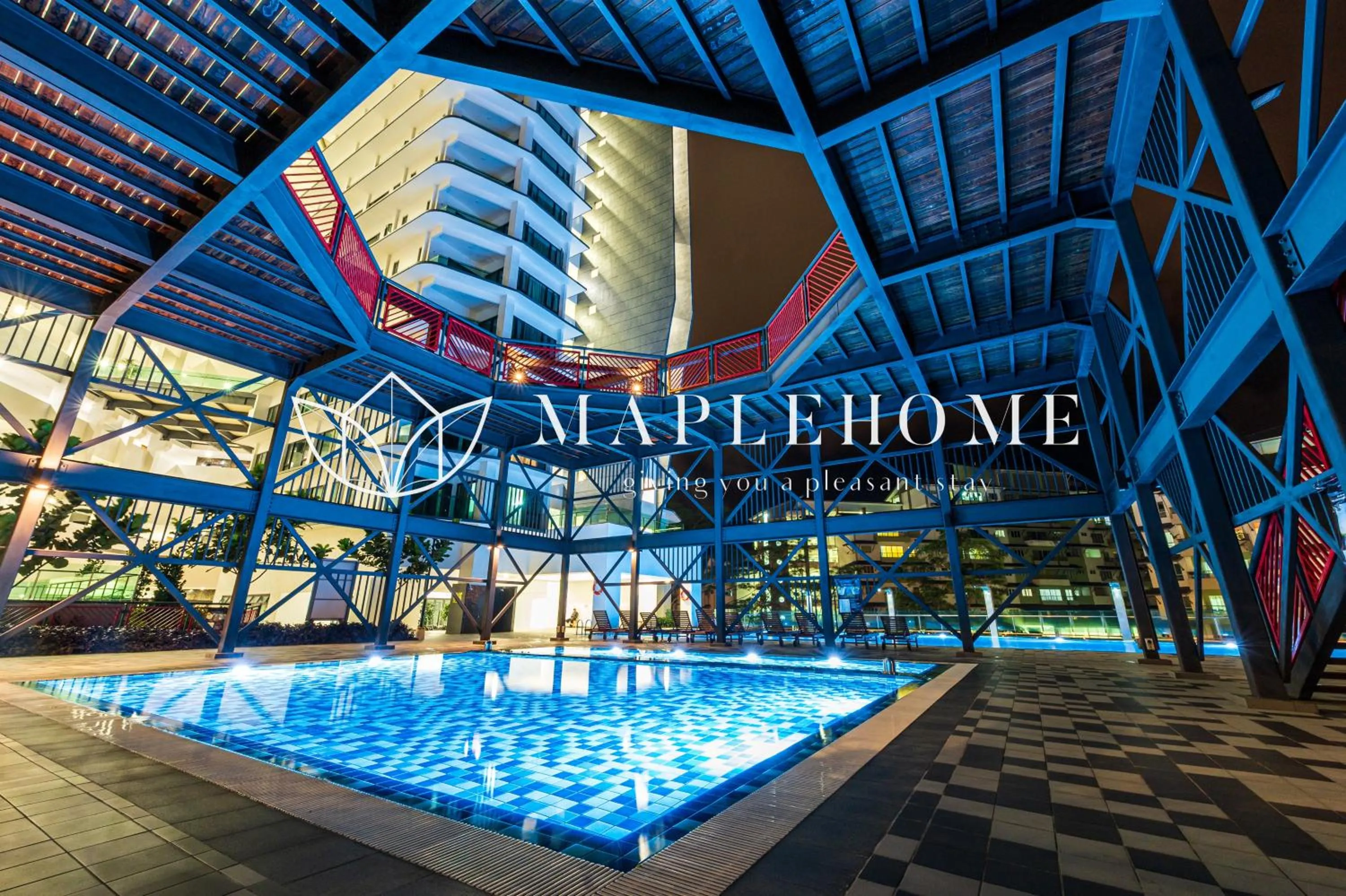 Swimming pool in Geo38 Premier Suites Genting Highlands