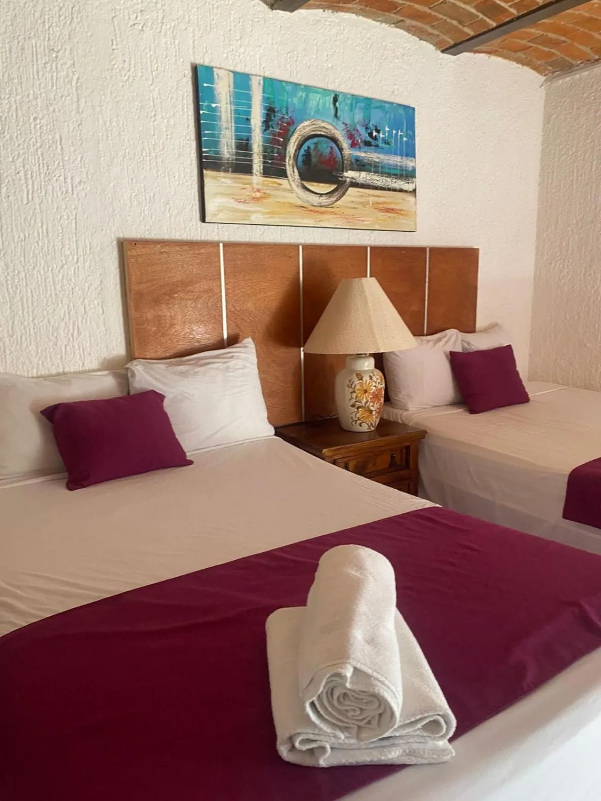 Bed in Hotel Villas Ajijic, Ajijic Chapala Jalisco