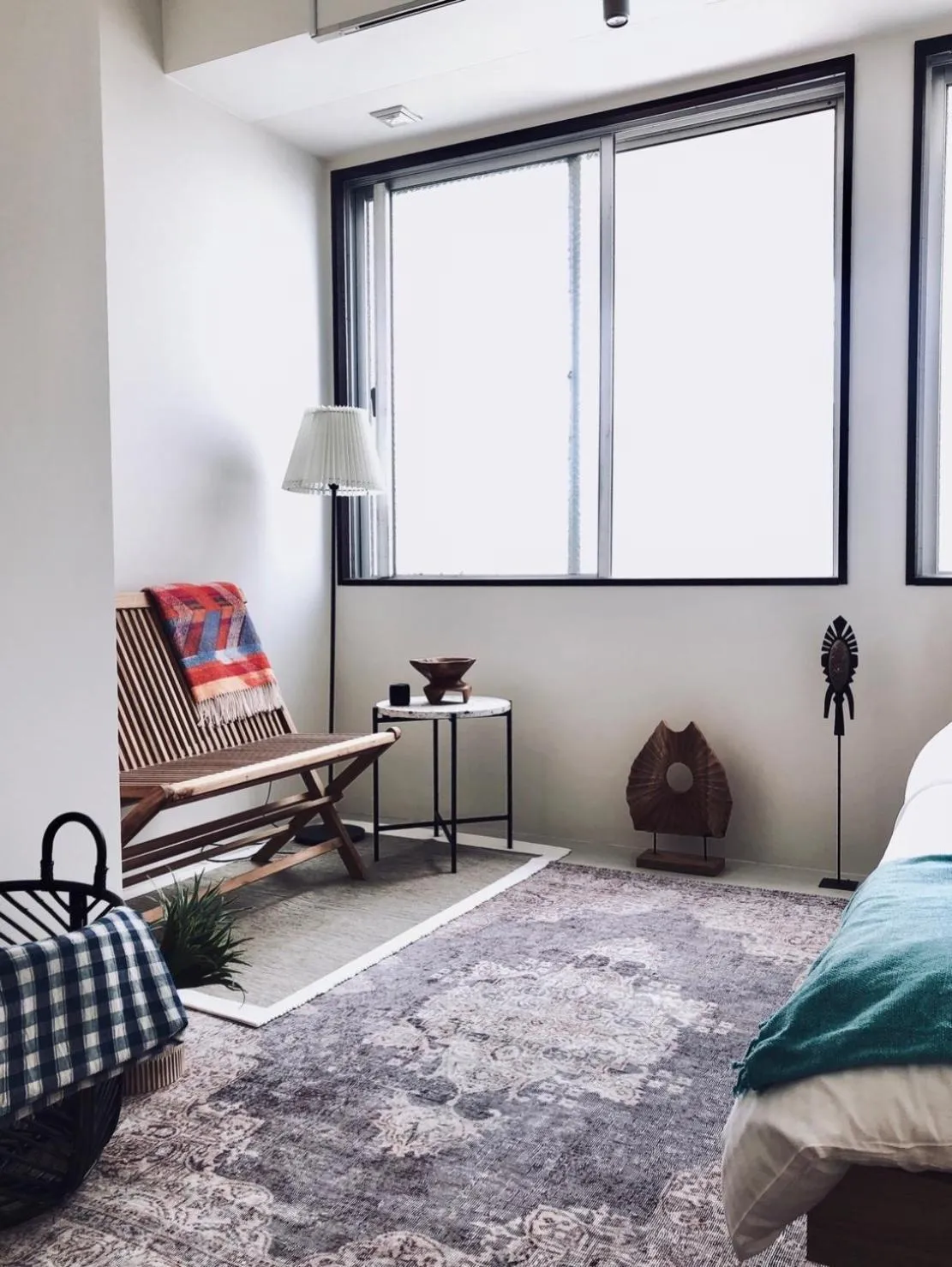 Seating area, Bed in LESTEL NAHA