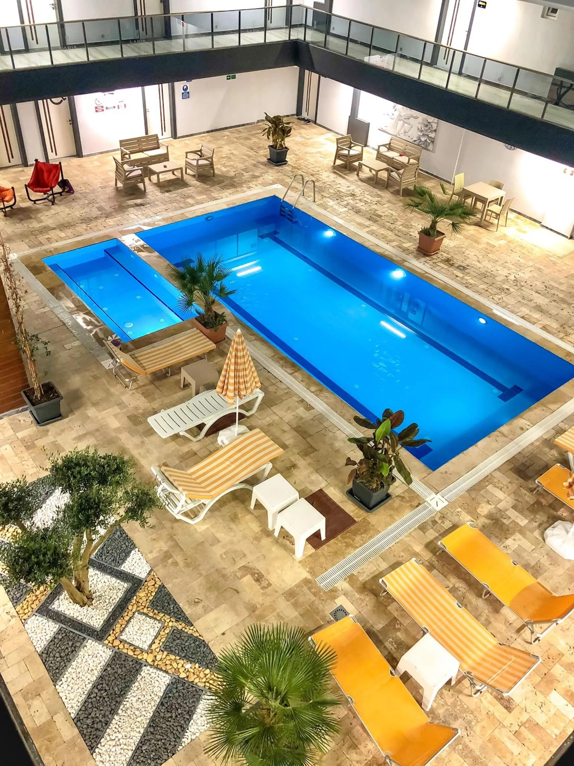 Swimming pool in Ladik Hotel