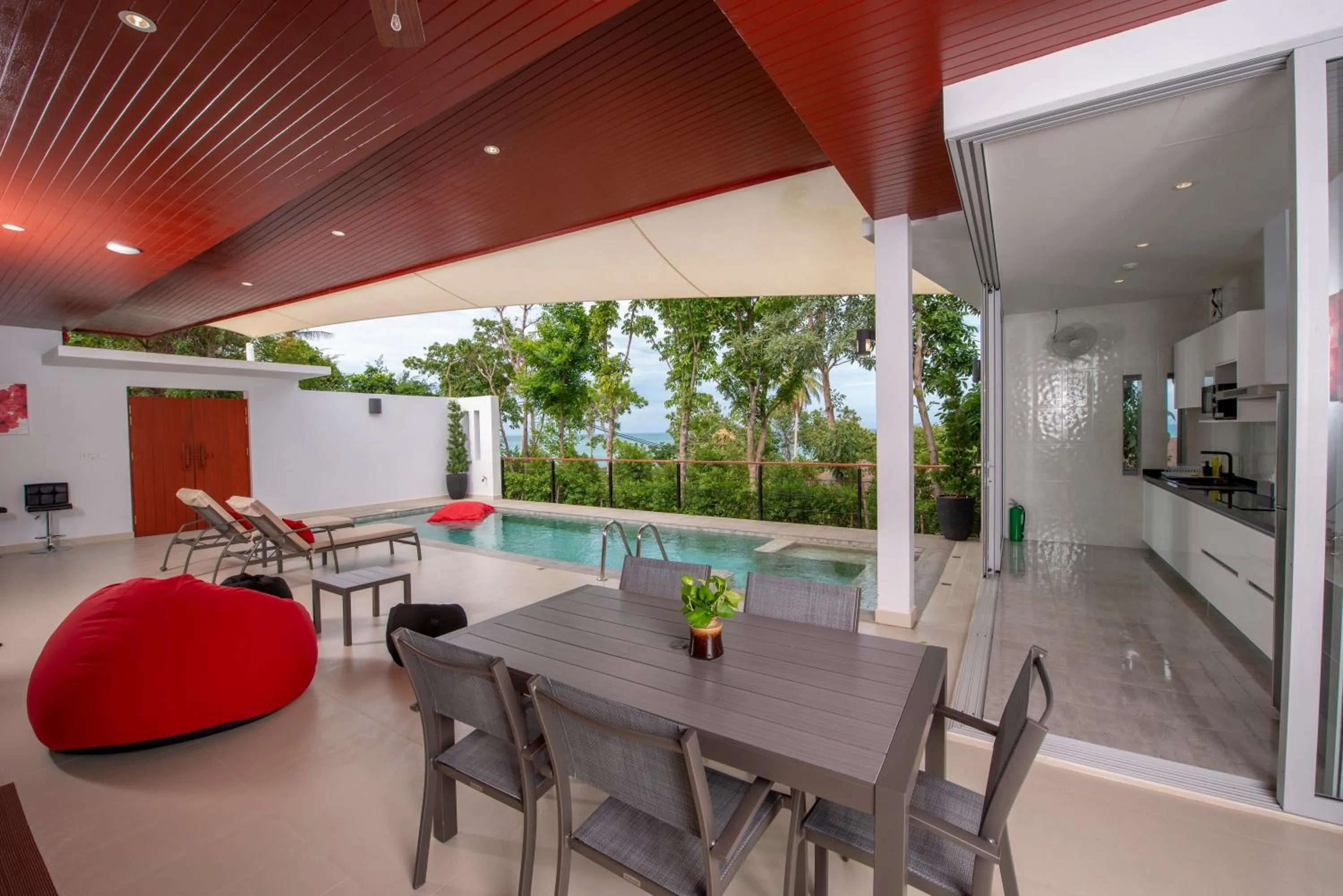 Patio in Eranda Pool Spa Villa, Chaweng Koh Samui