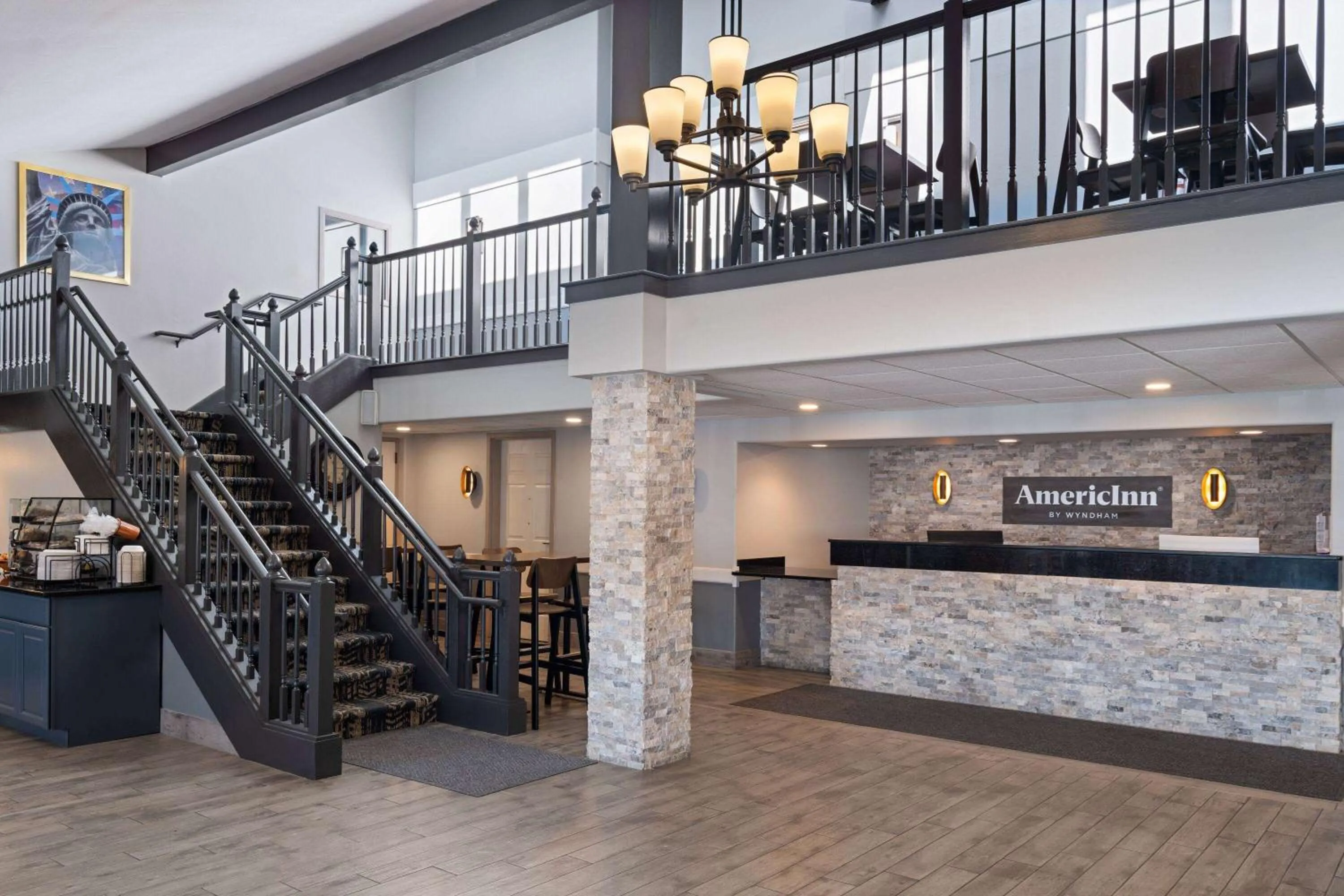 Lobby or reception in AmericInn by Wyndham Beaver Dam