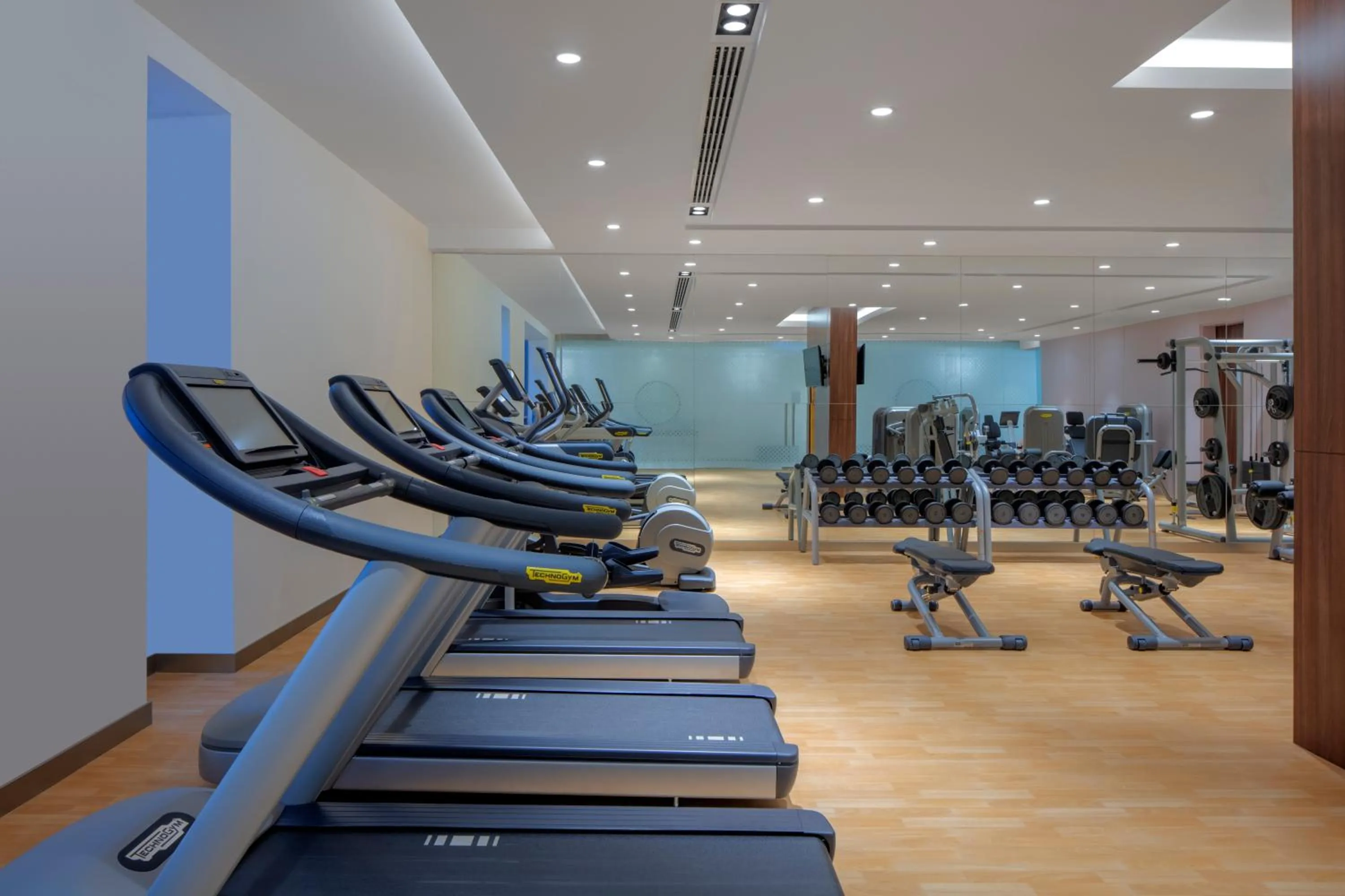 Fitness centre/facilities in Hyatt Place Dubai Jumeirah