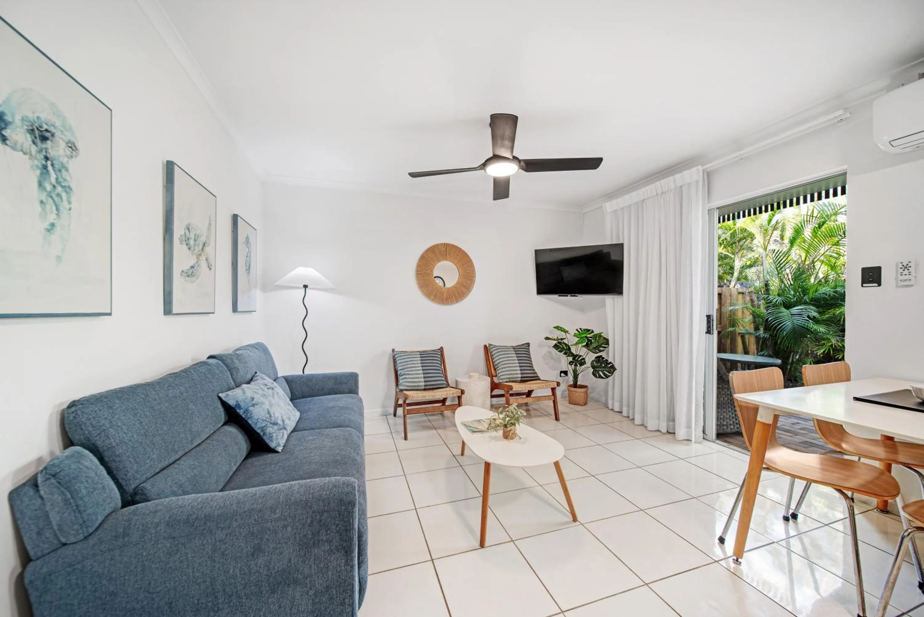 Living room in Beachcomber Peregian Beach