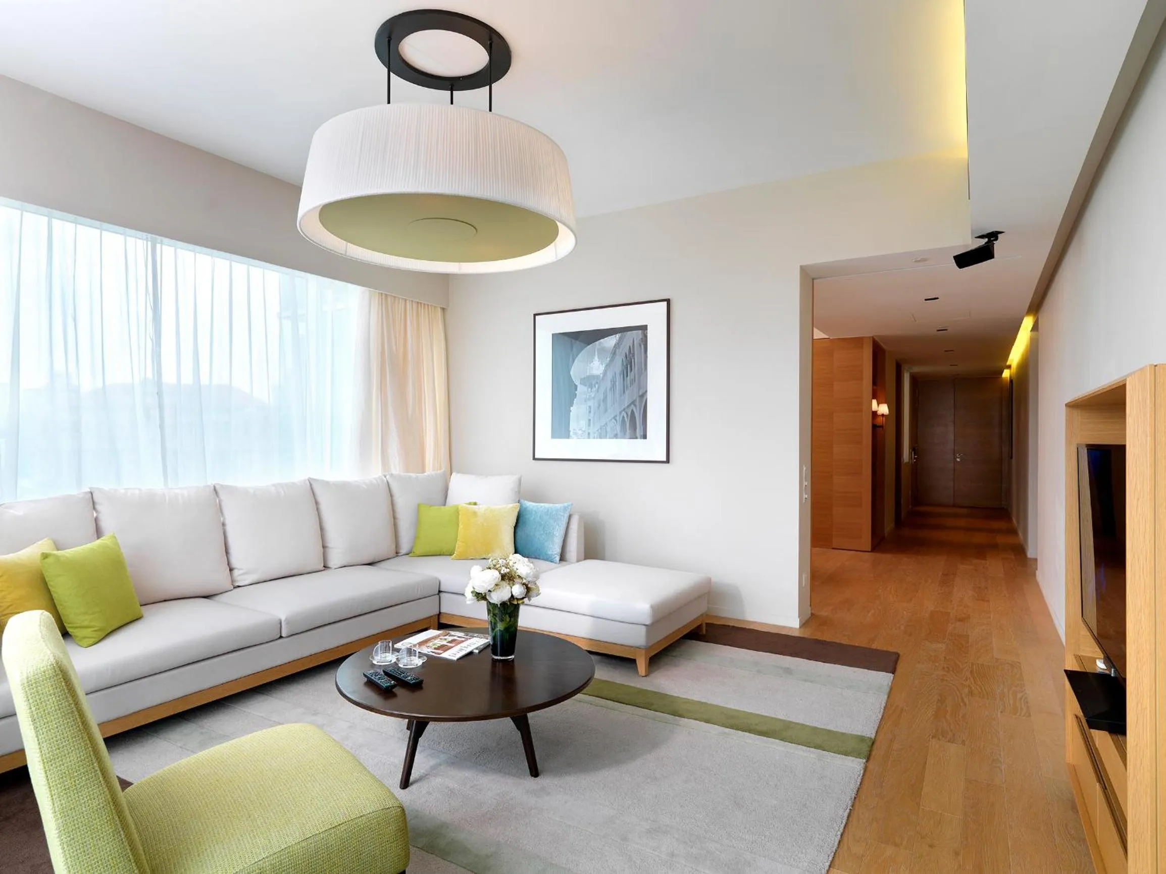 Living room in Lanson Place Bukit Ceylon