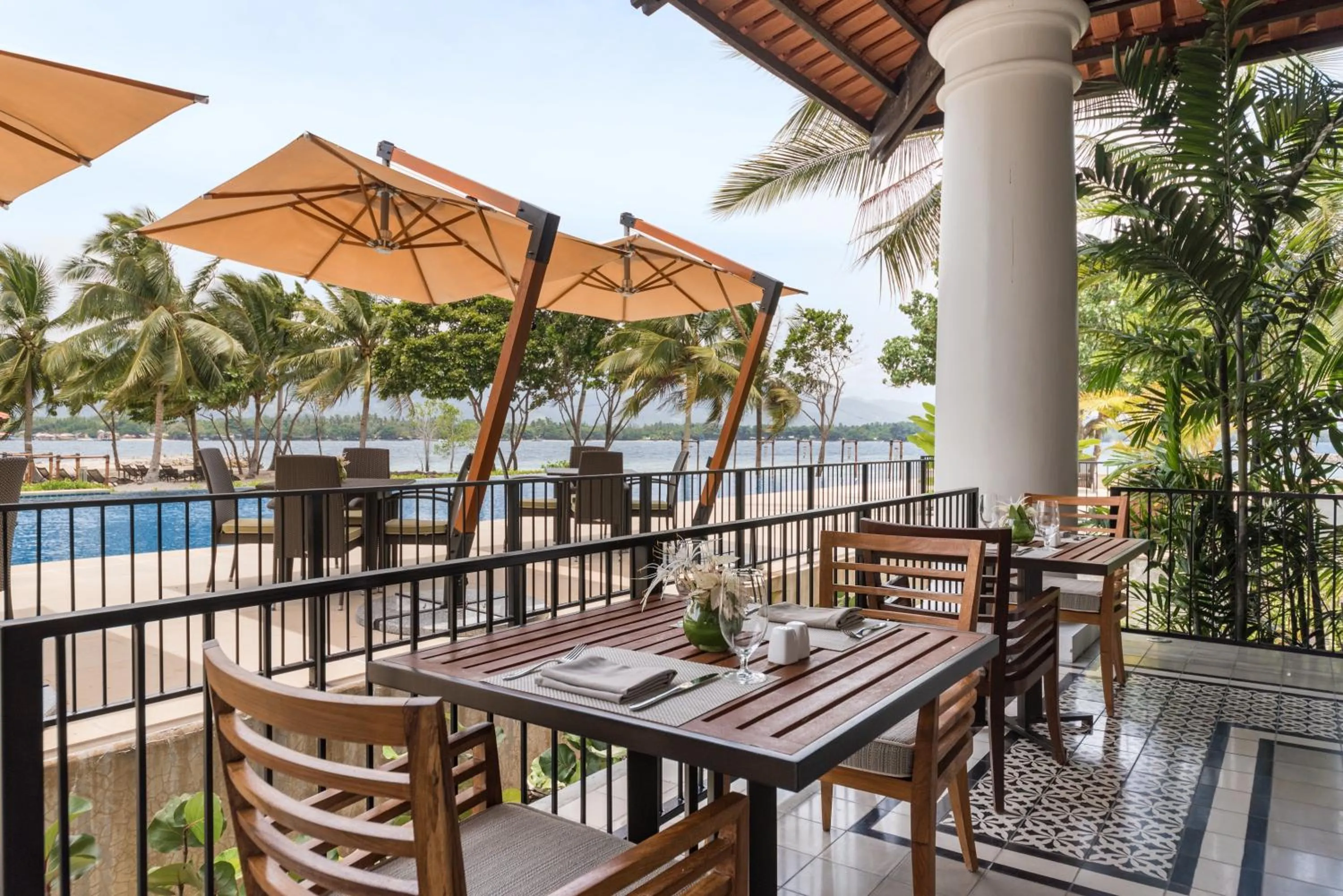 Patio in Dusit Thani Lubi Plantation Resort