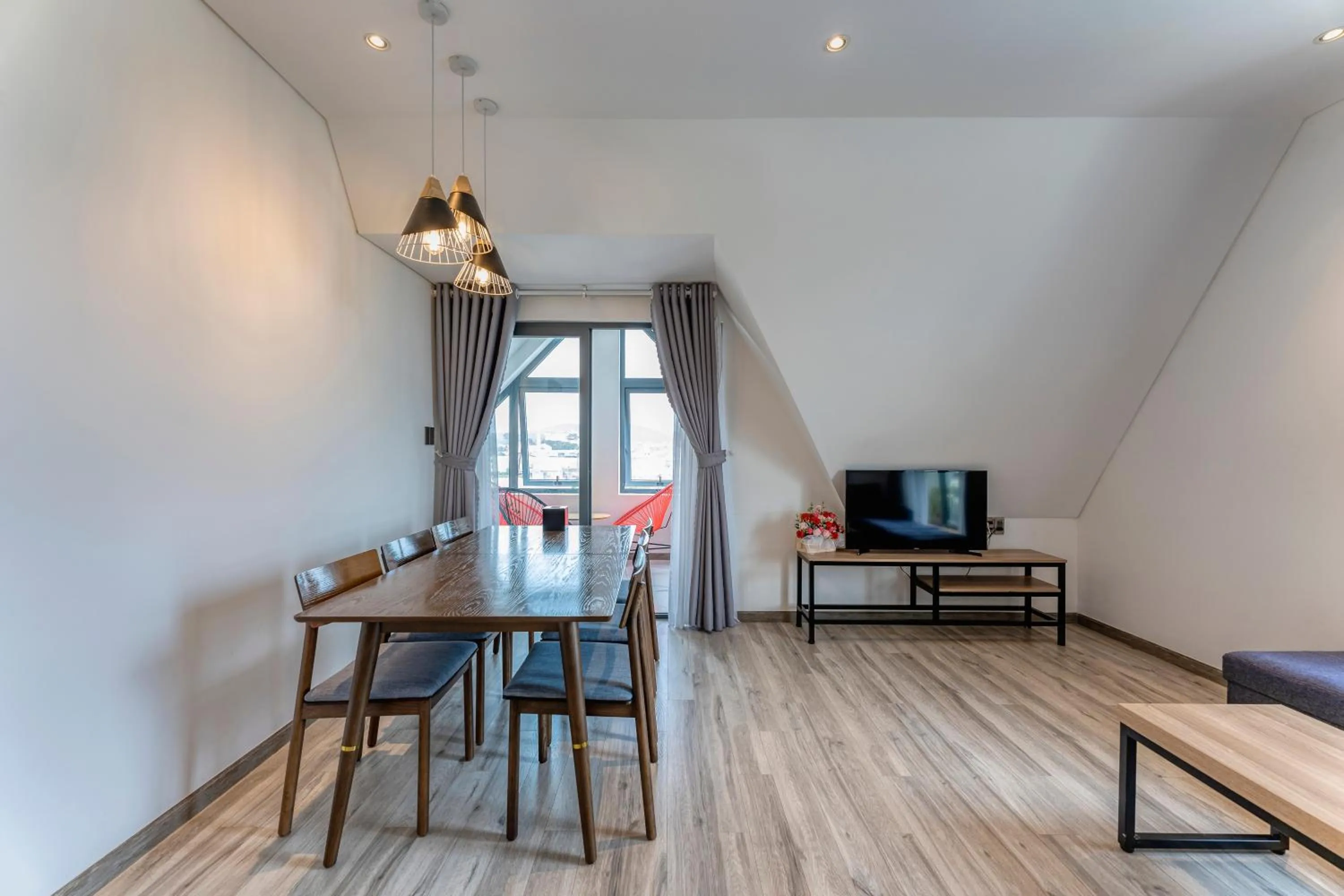 Living room in Canary Dalat Hotel