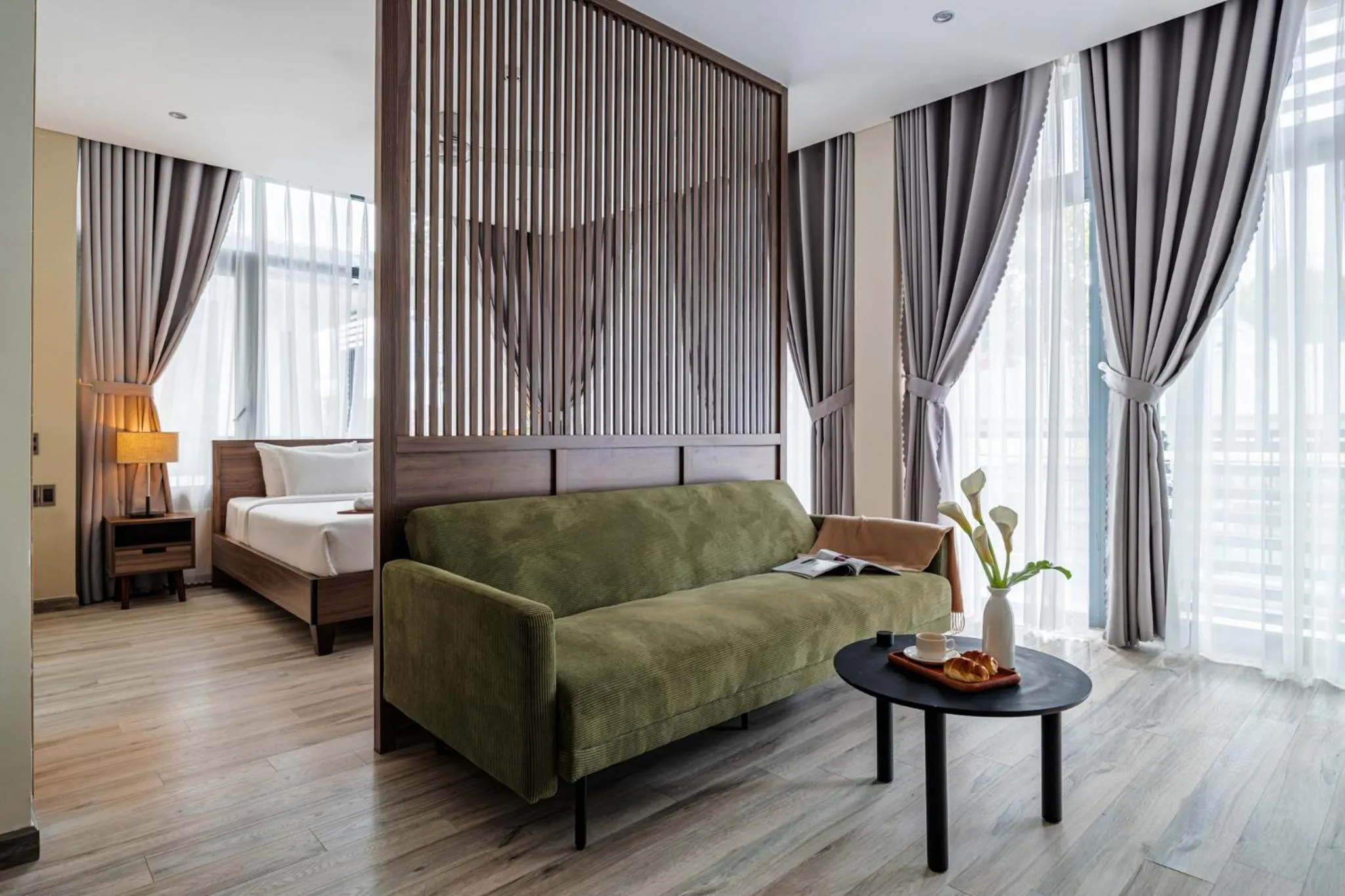 Photo of the whole room, Bed in Canary Dalat Hotel