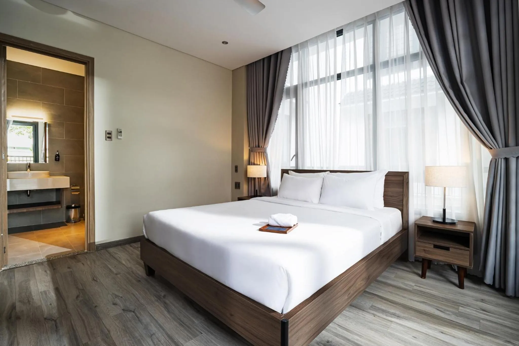 Bed in Canary Dalat Hotel