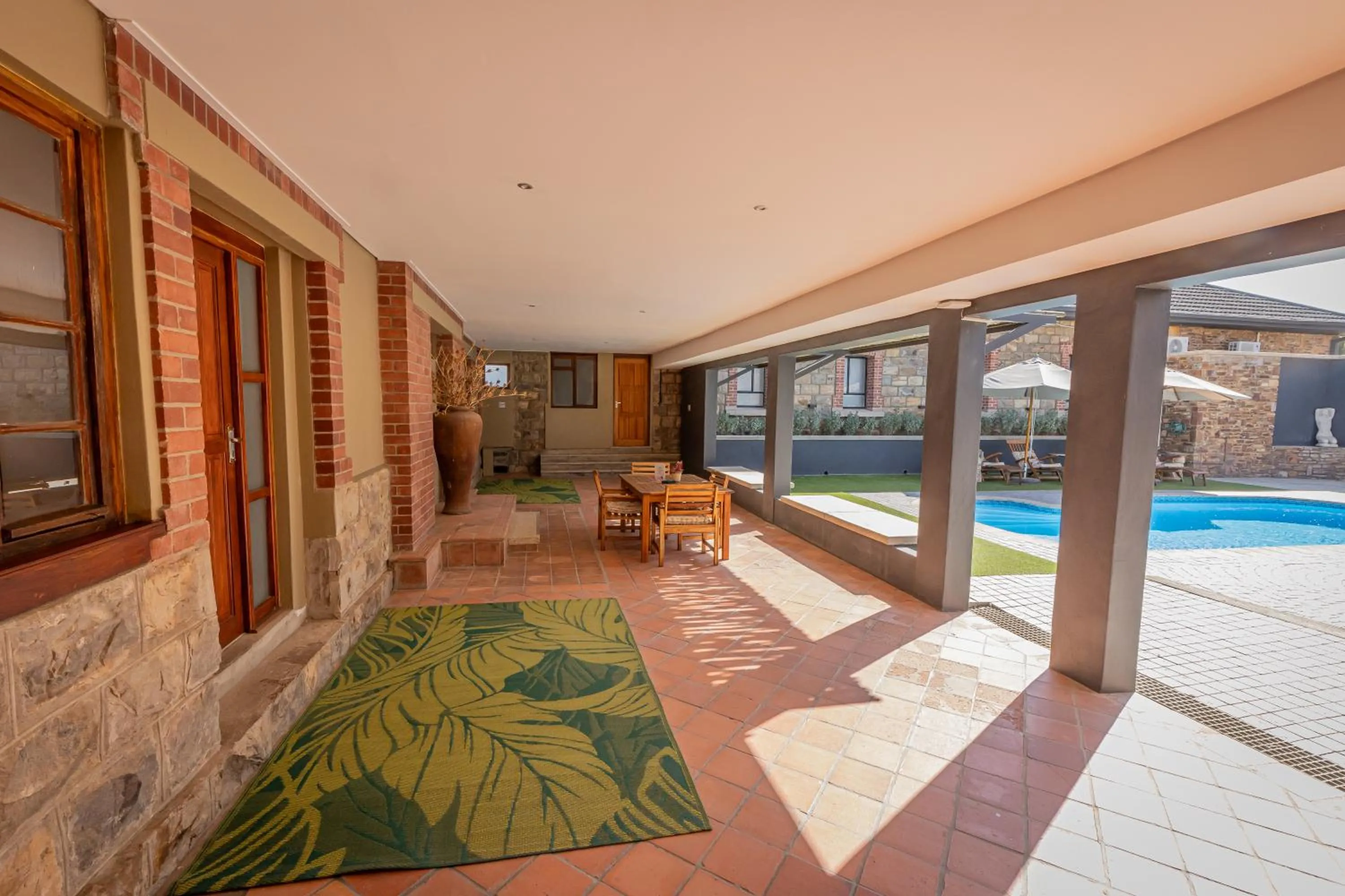 Patio in Droombos Boutique Hotel