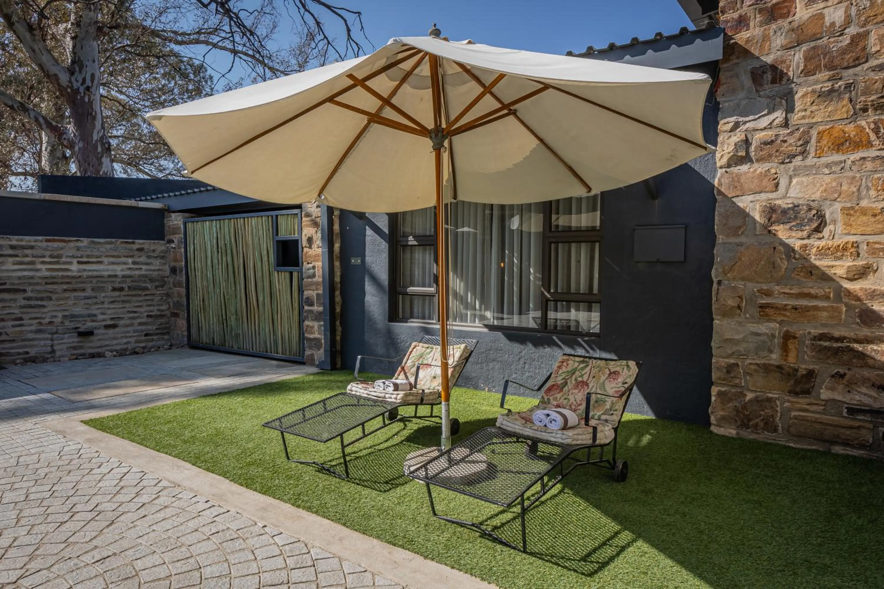 Patio in Droombos Boutique Hotel