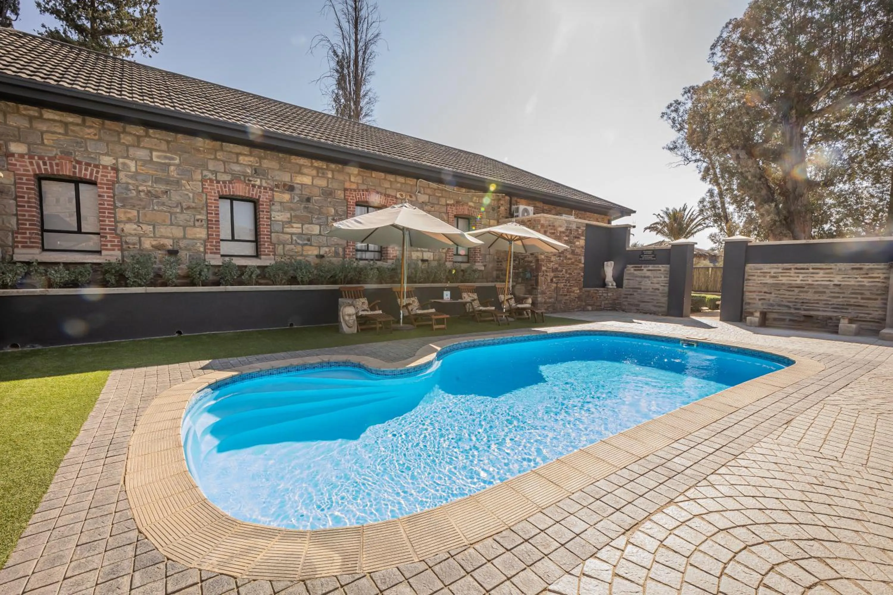 Swimming pool in Droombos Boutique Hotel