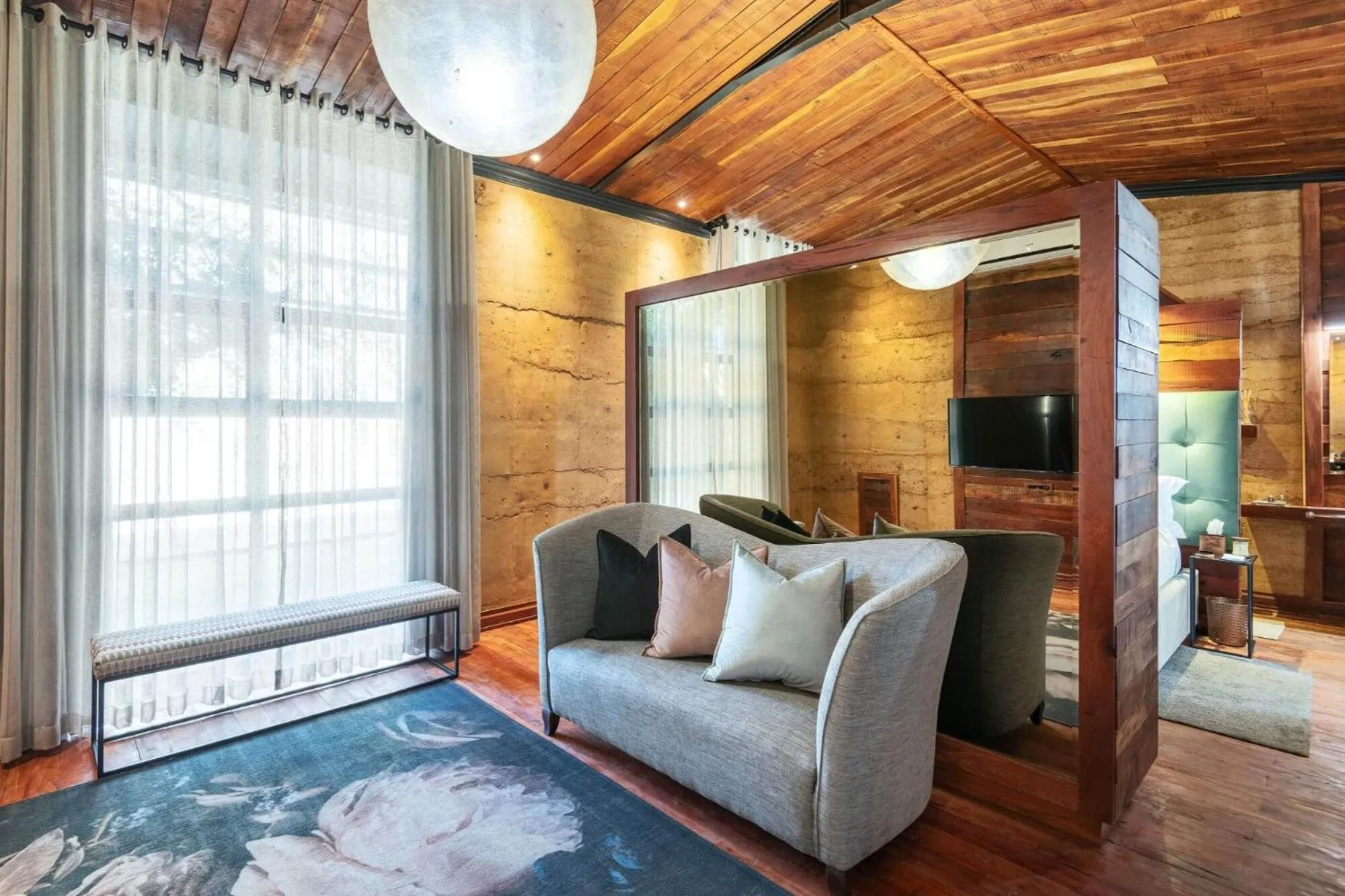 Seating area in Droombos Boutique Hotel