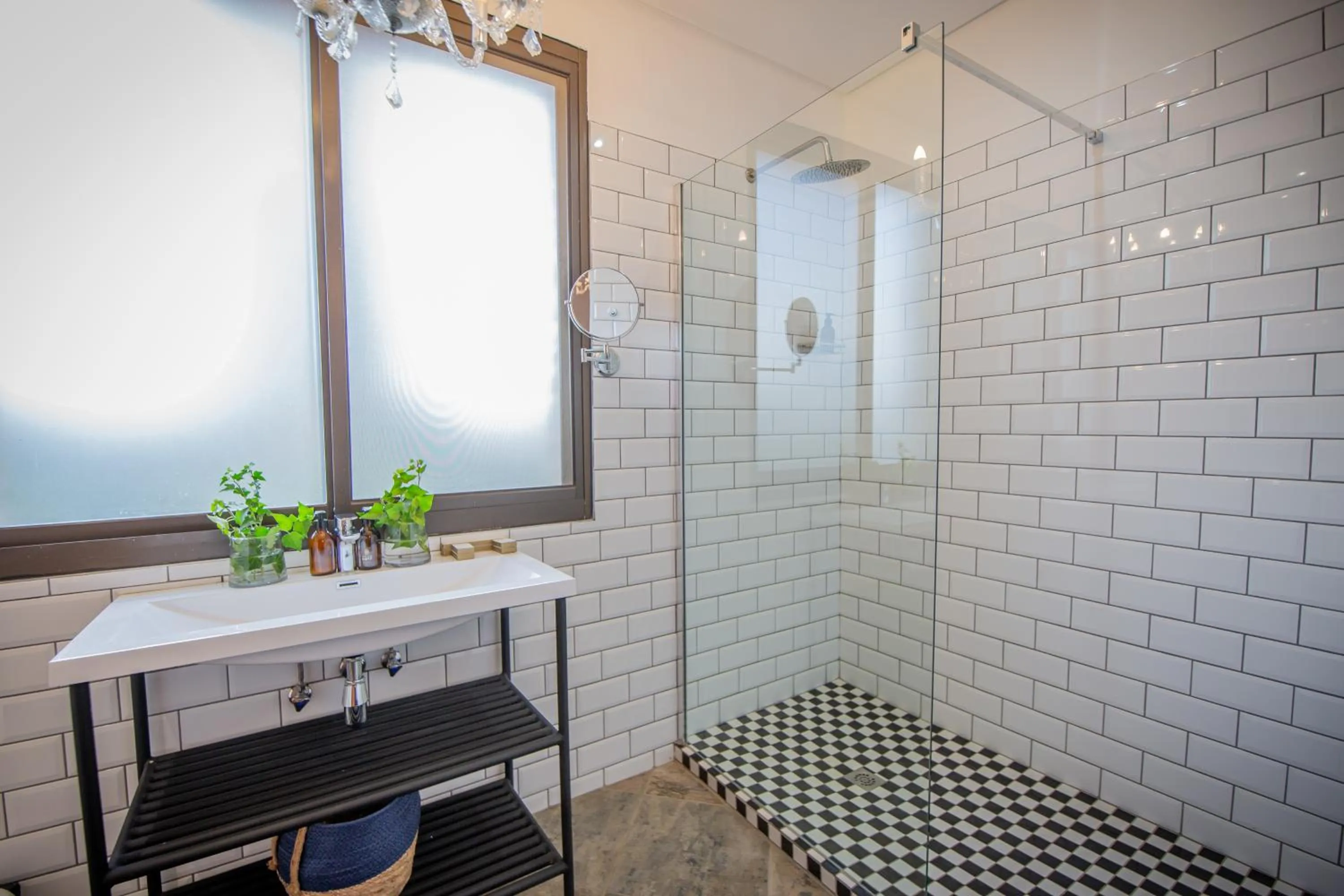 Shower in Droombos Boutique Hotel