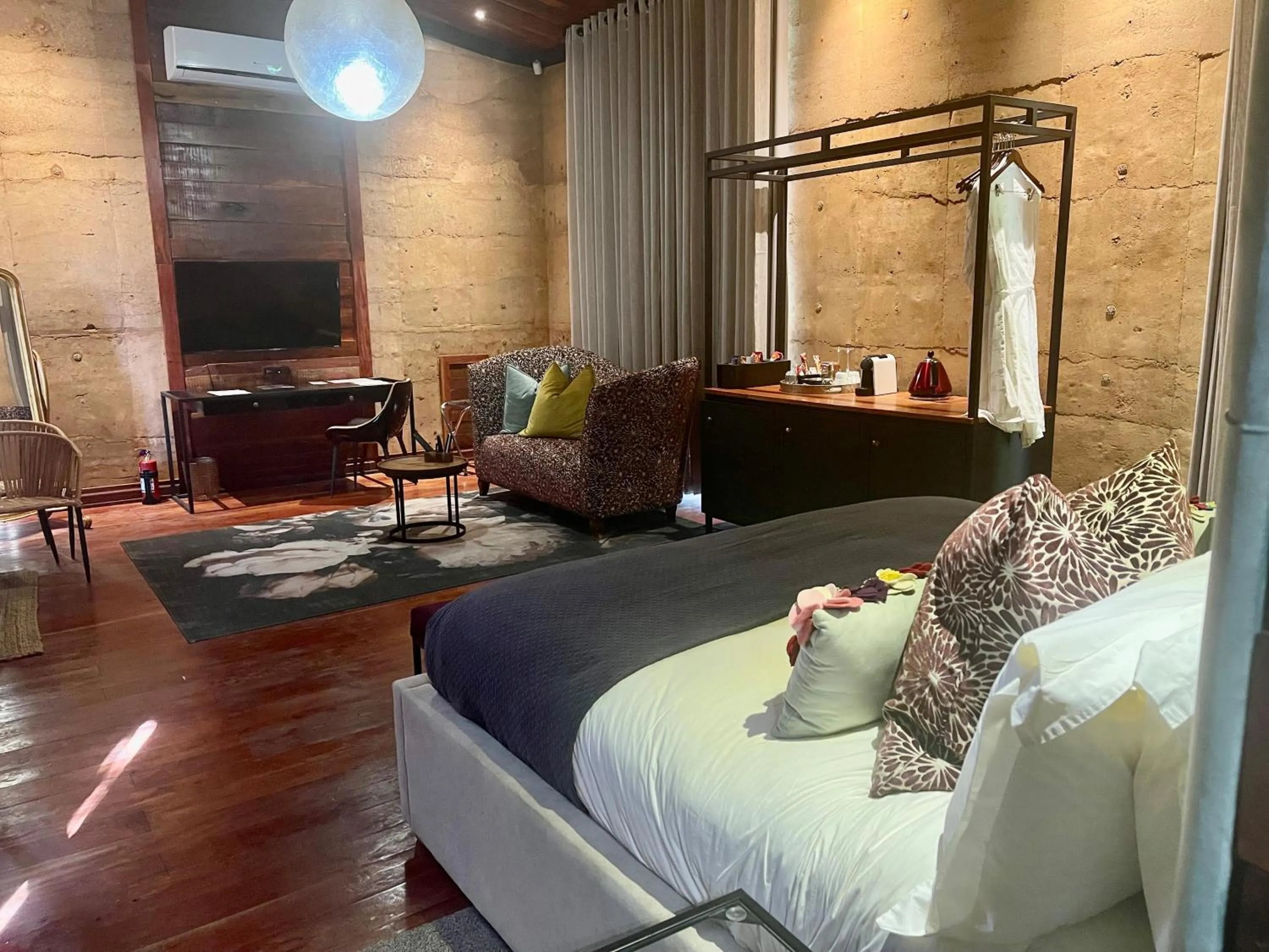 Bed in Droombos Boutique Hotel