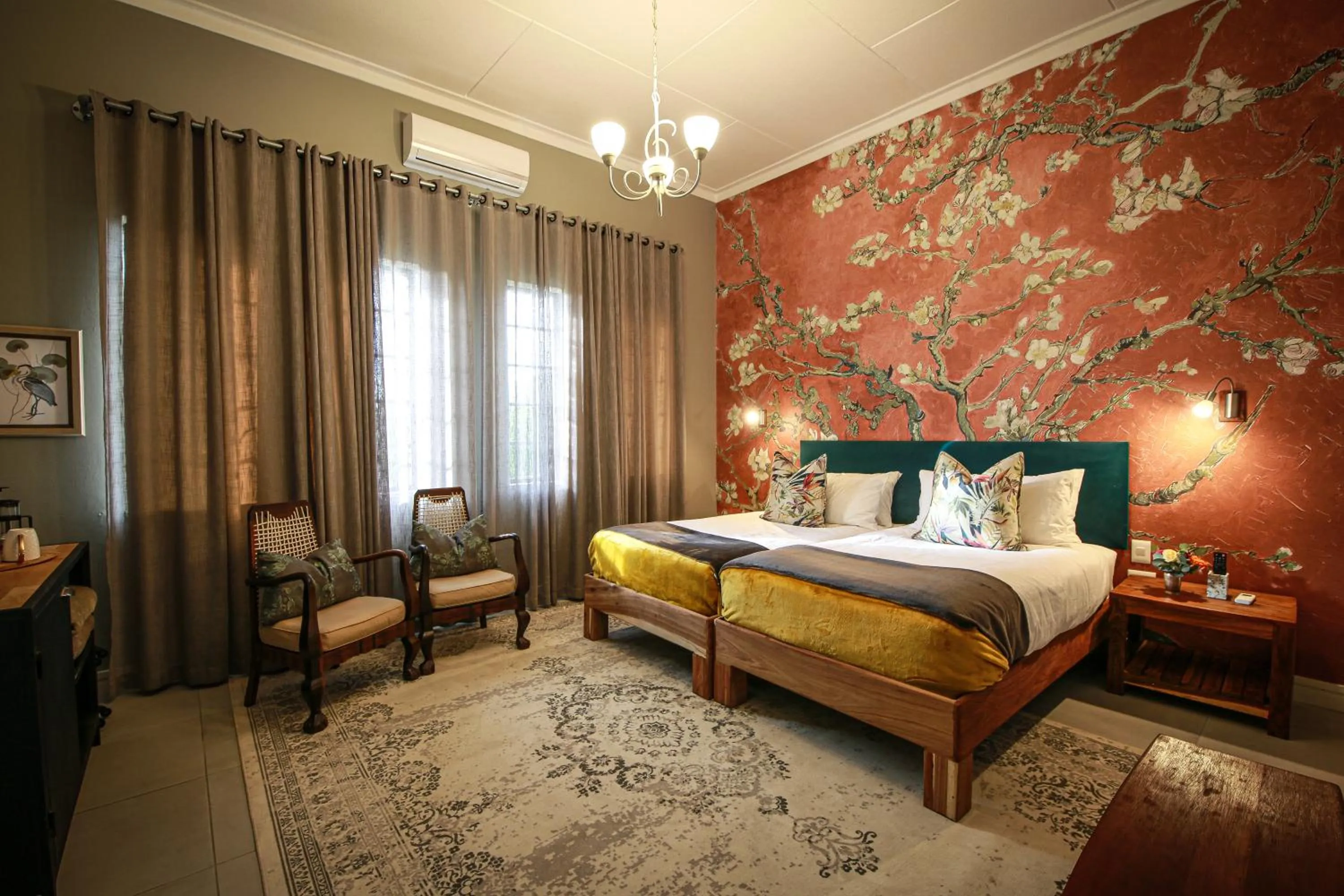 Bed in Droombos Boutique Hotel