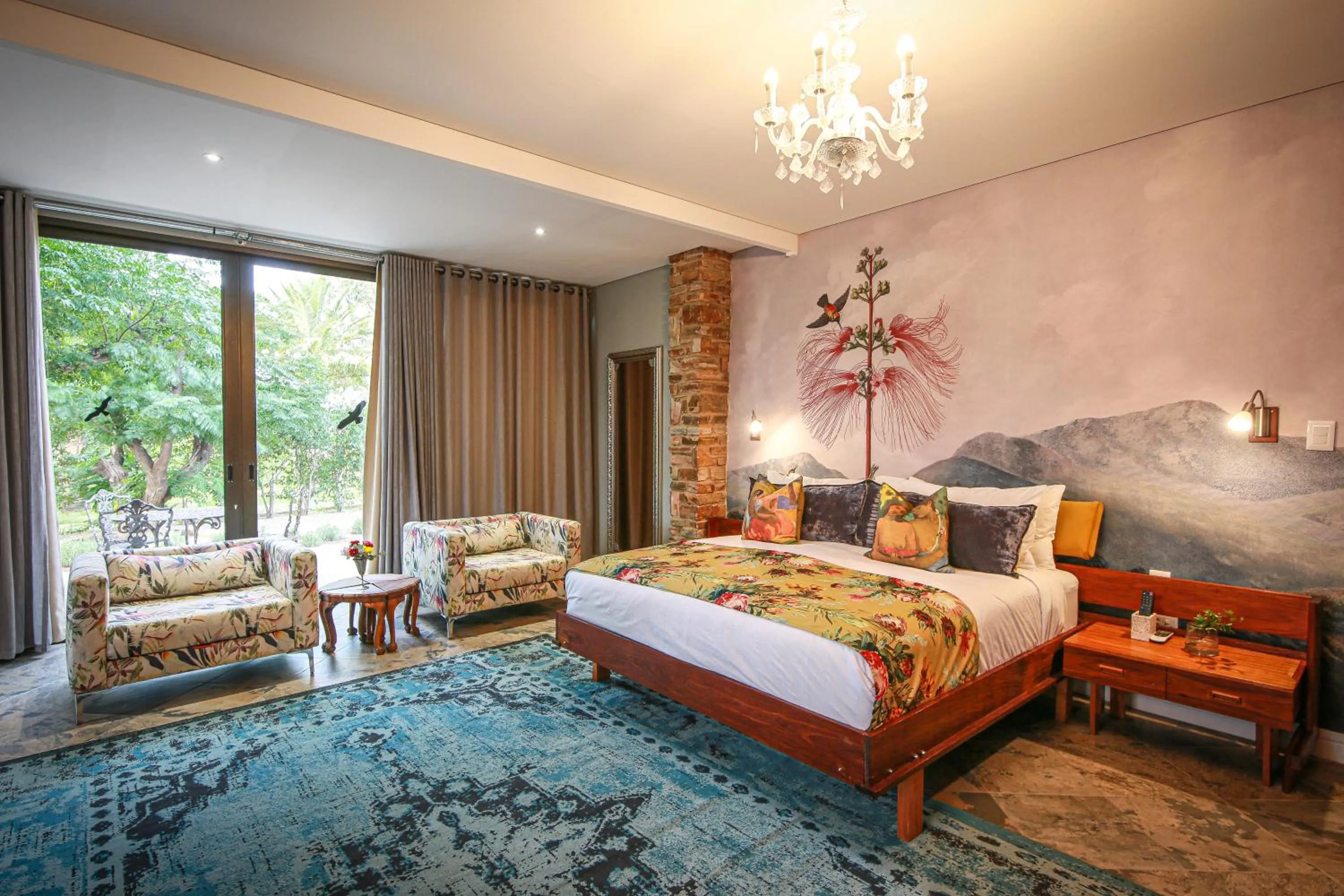 Bed in Droombos Boutique Hotel