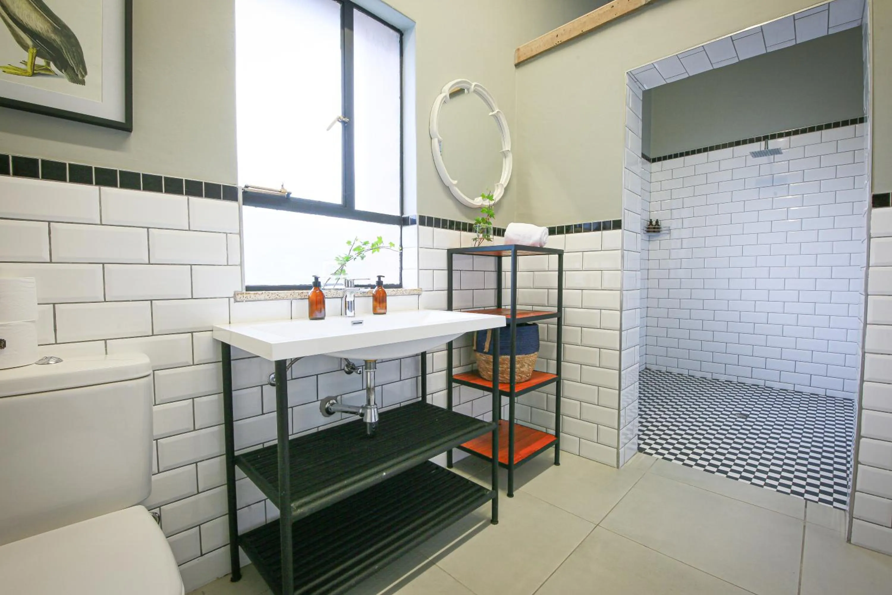 Shower in Droombos Boutique Hotel