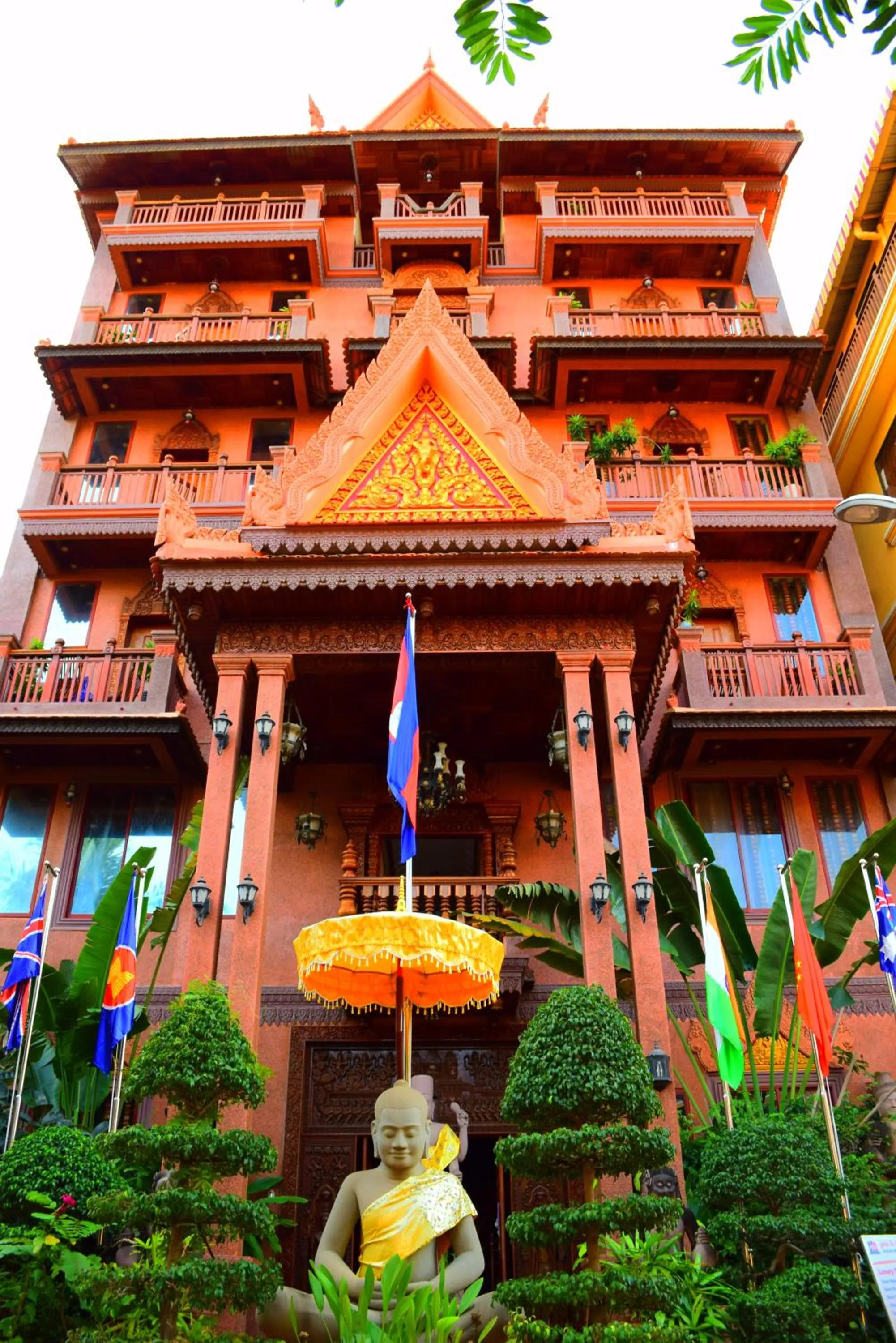 Facade/entrance in Okay Guesthouse Siem Reap
