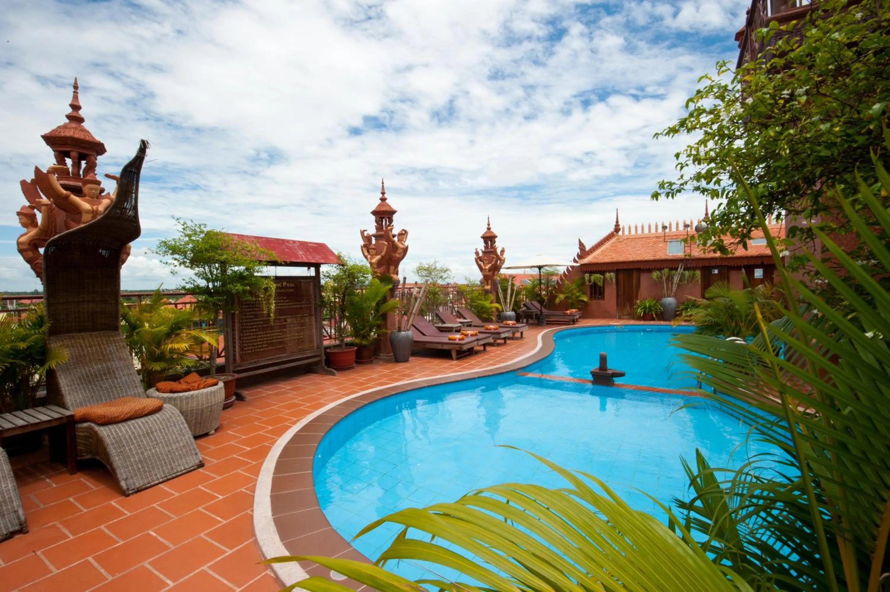 City view in Okay Guesthouse Siem Reap