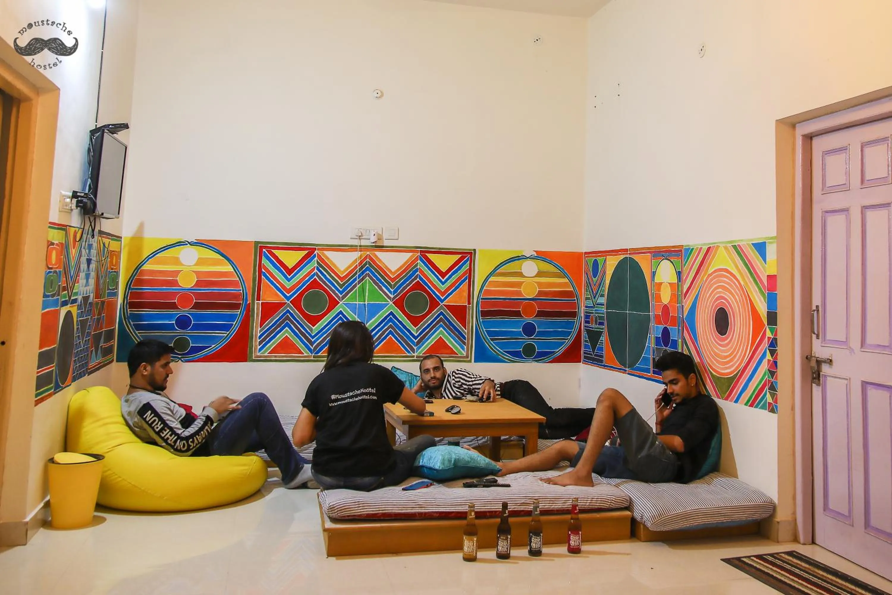 People in Moustache Khajuraho