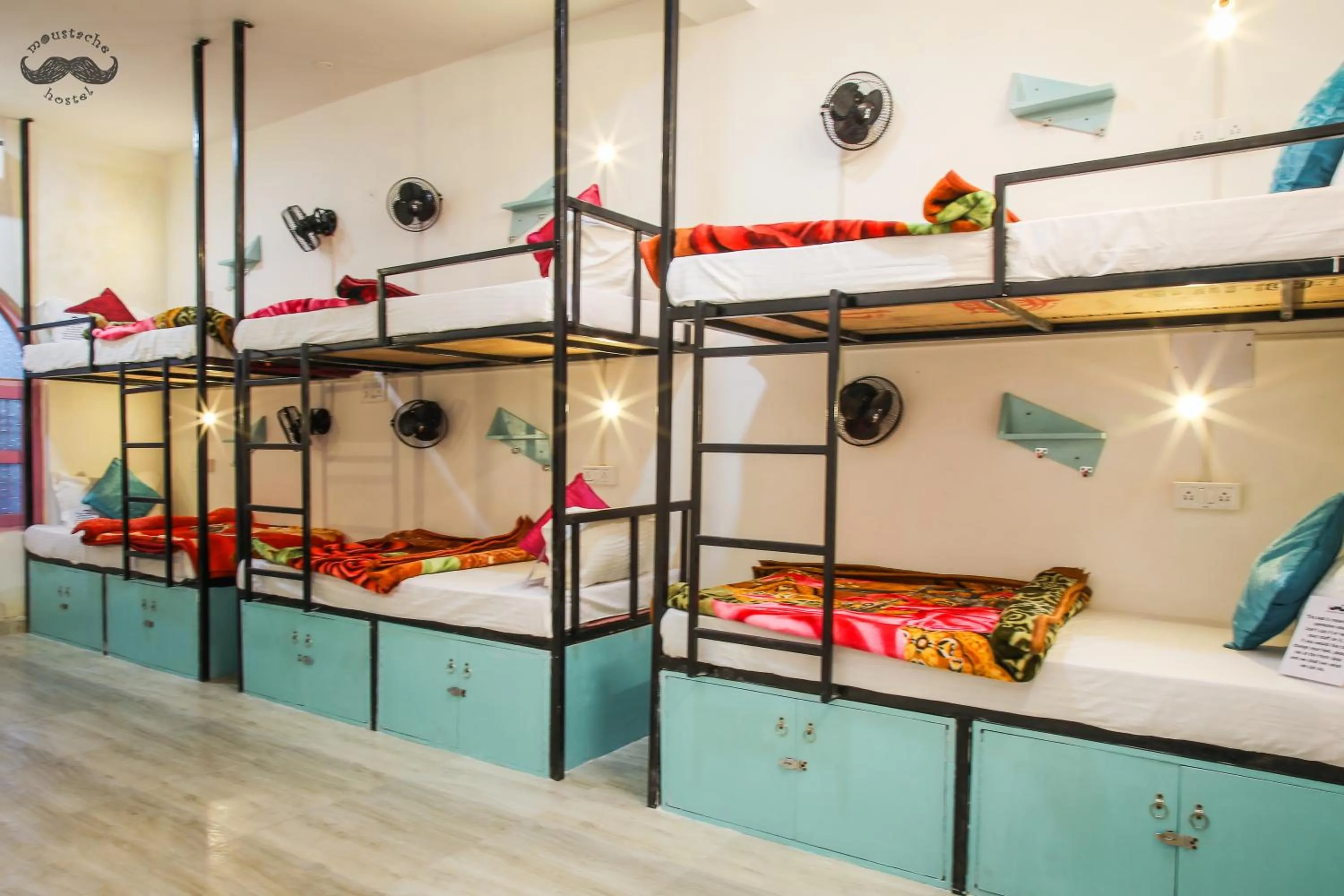 bunk bed, Bed in Moustache Khajuraho