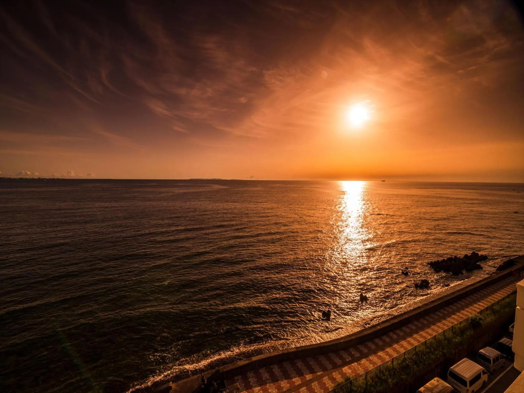 Natural landscape in Hotel Sunset American