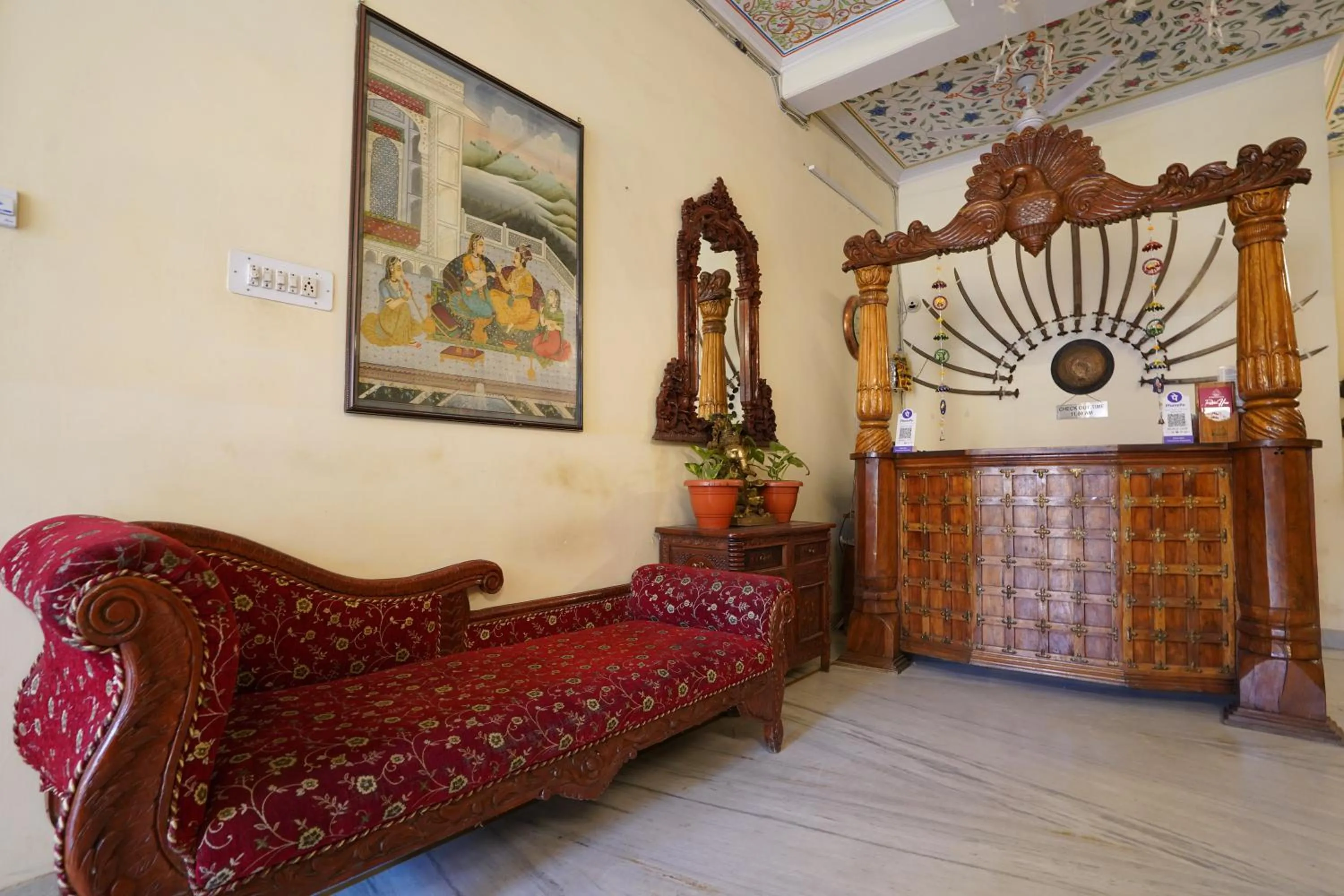 Lobby or reception in Hotel Radoli House - A Heritage Hotel