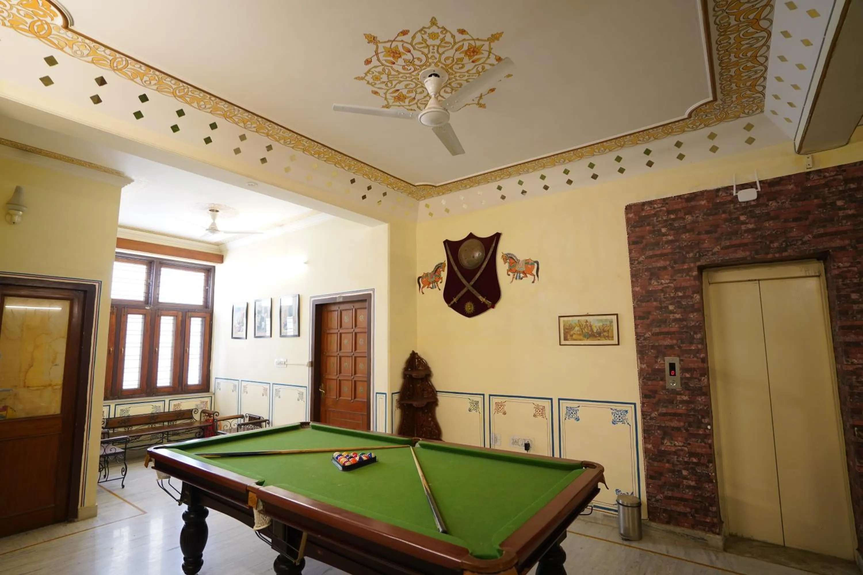 Game Room in Hotel Radoli House - A Heritage Hotel