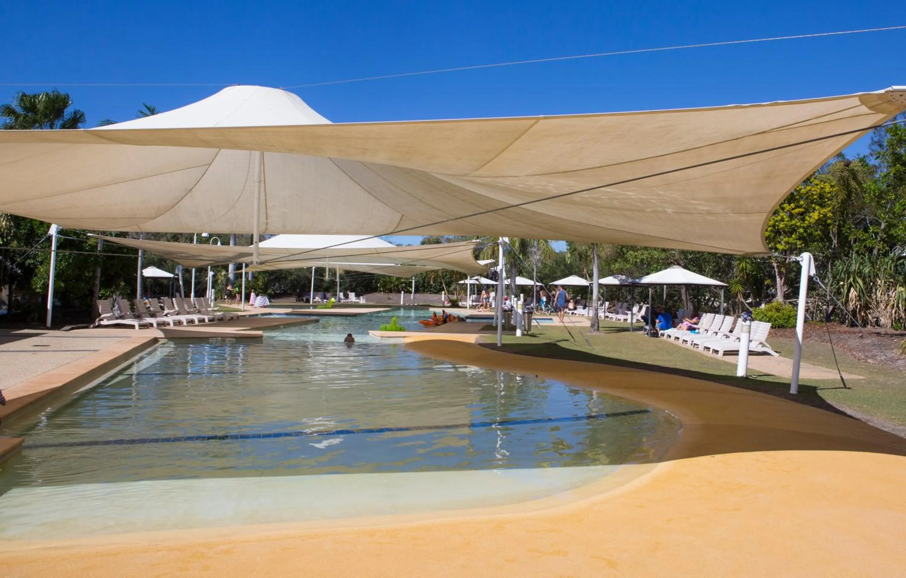 Swimming pool in Couran Cove Island Resort