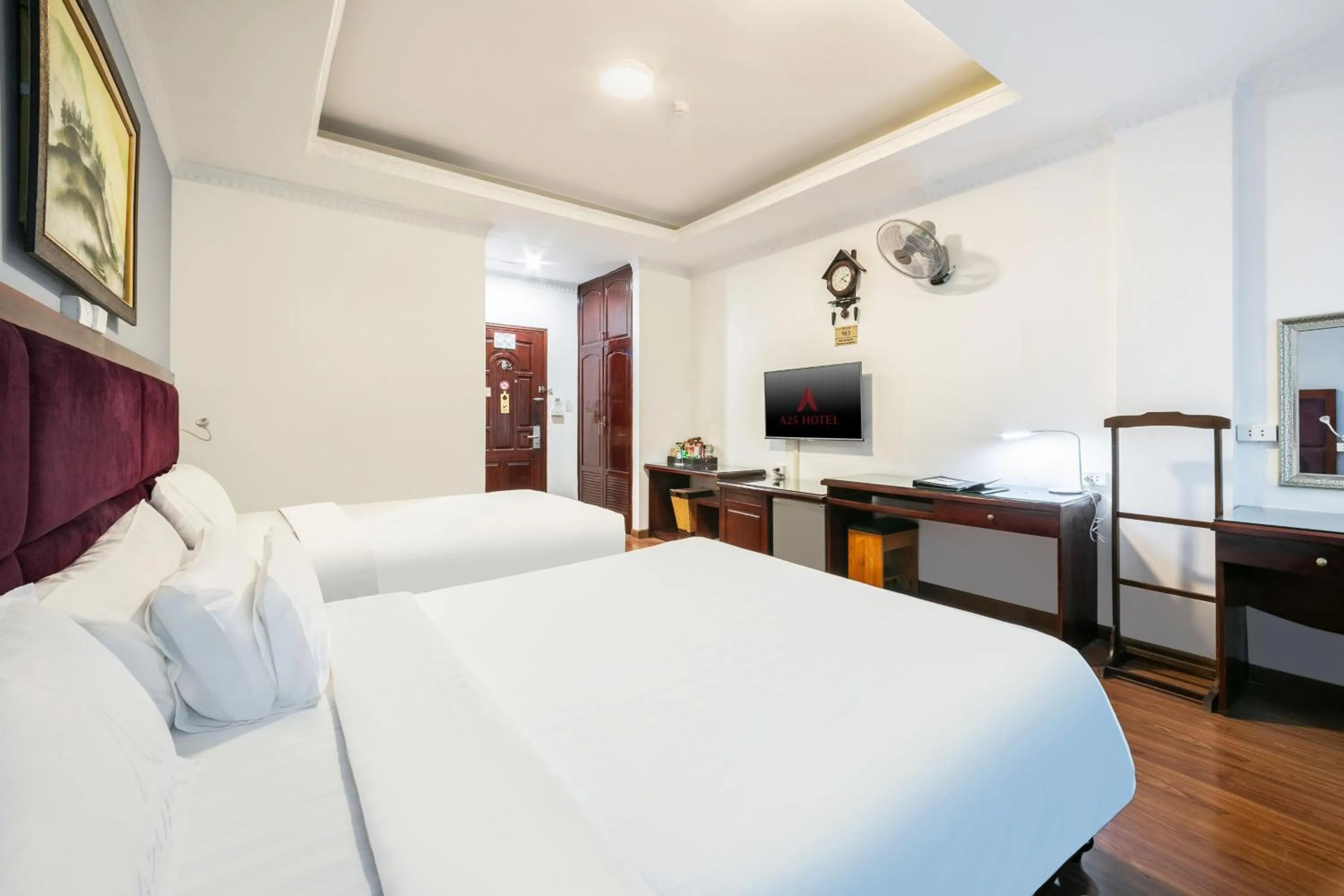 Bedroom, Bed in A25 Hotel - 61 Lương Ngọc Quyến