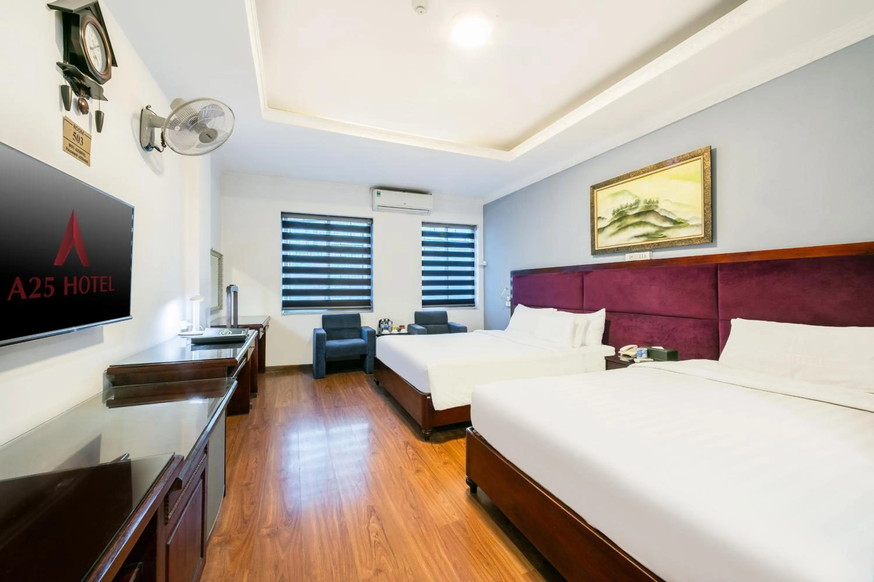 Bedroom, Bed in A25 Hotel - 61 Lương Ngọc Quyến