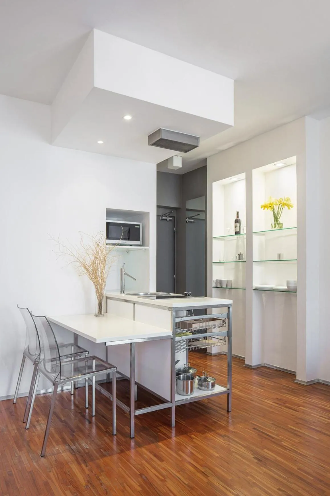 Kitchen or kitchenette in Holečkova Apartments