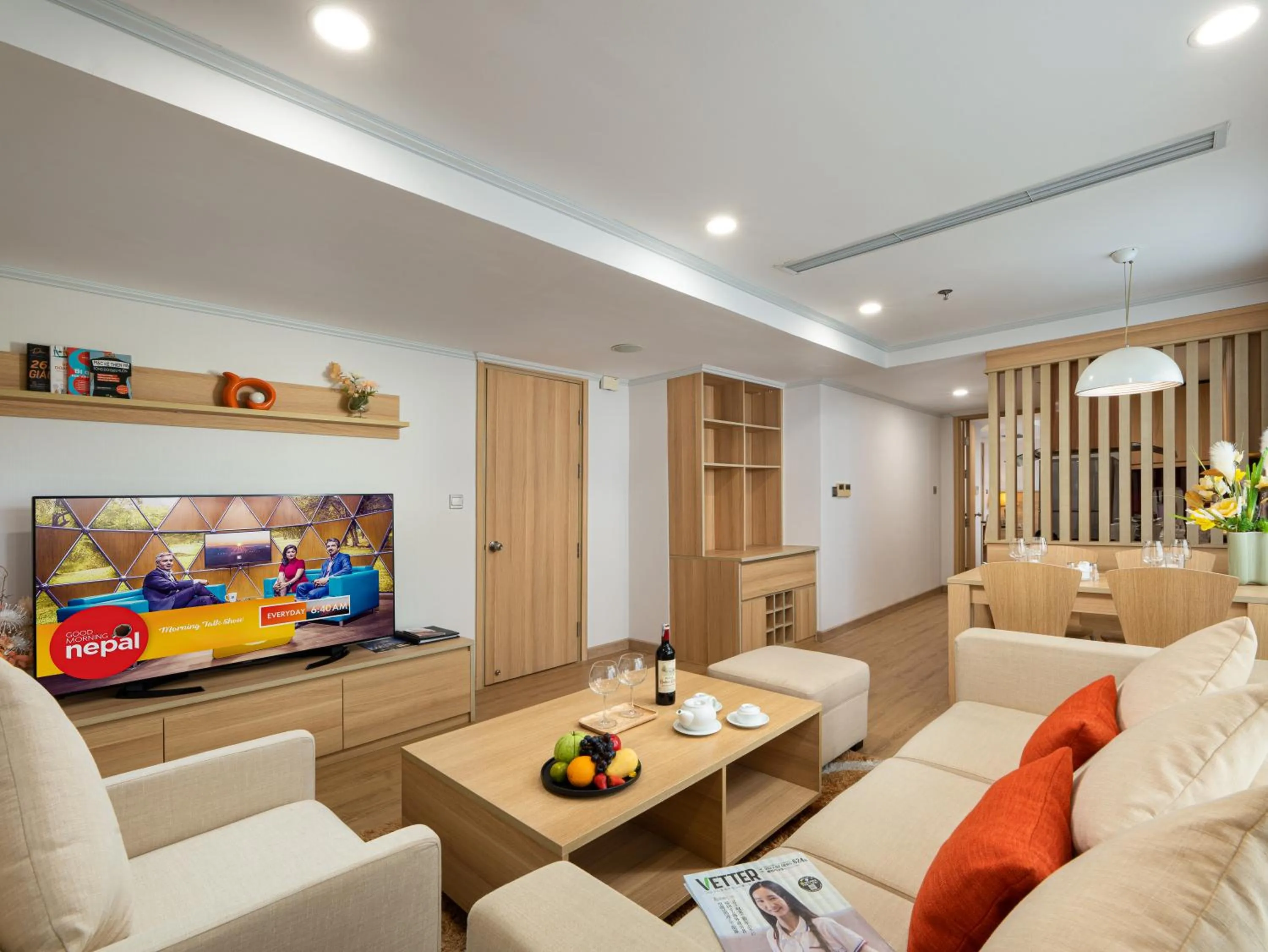 Living room in Super Candle Hotel