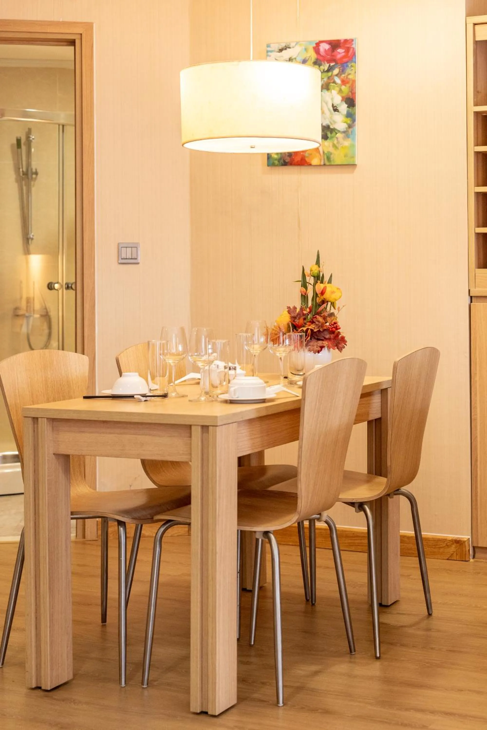 Dining area in Super Candle Hotel
